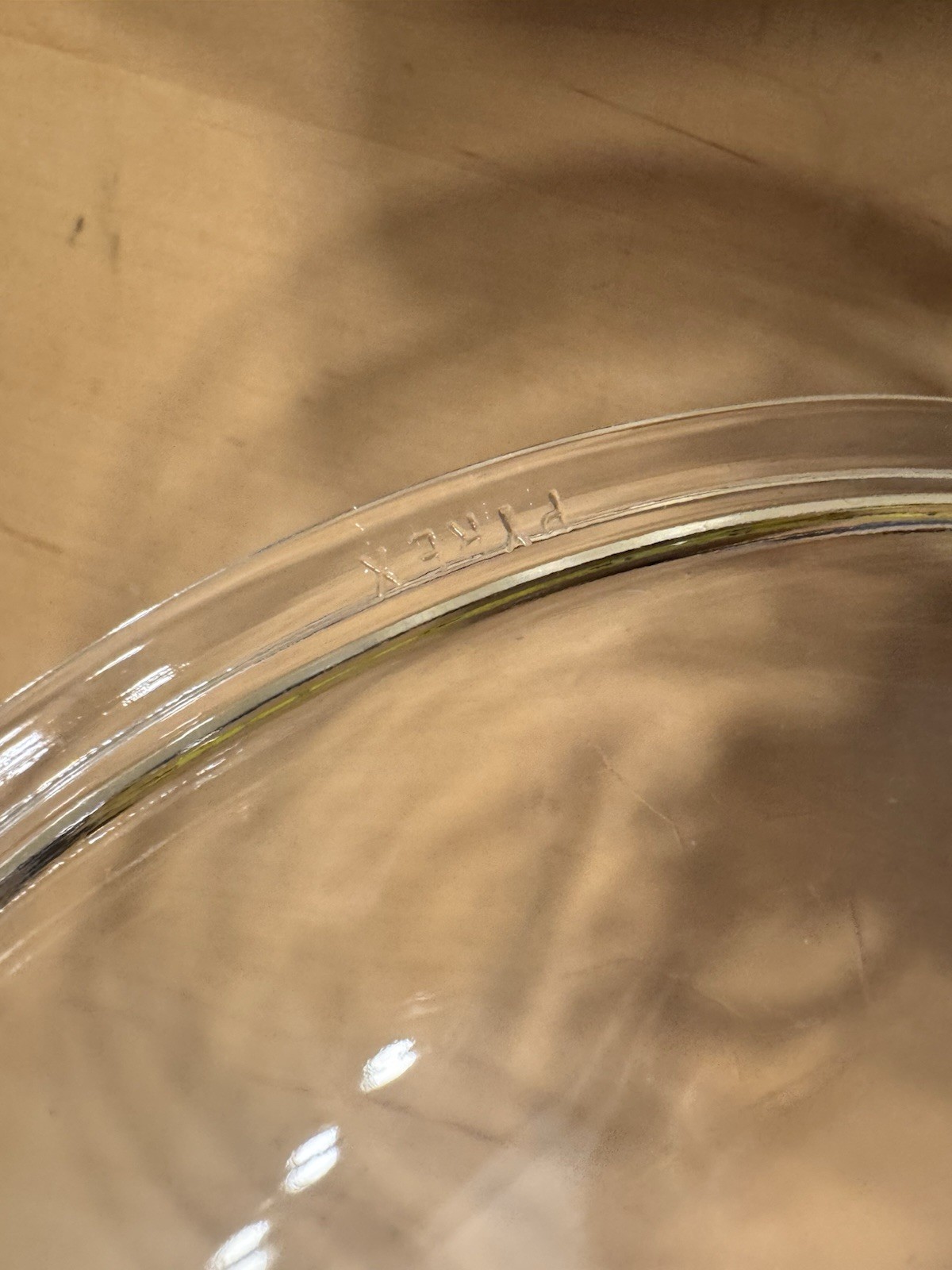 Vintage Pyrex Replacement Glass Lid 623C Round 8″ Lid Only Clear Casserole Cover