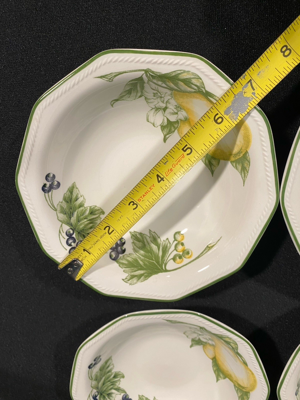 Churchill 7 7/8″ VICTORIAN ORCHARD Soup Salad Cereal Bowls England SET OF 4