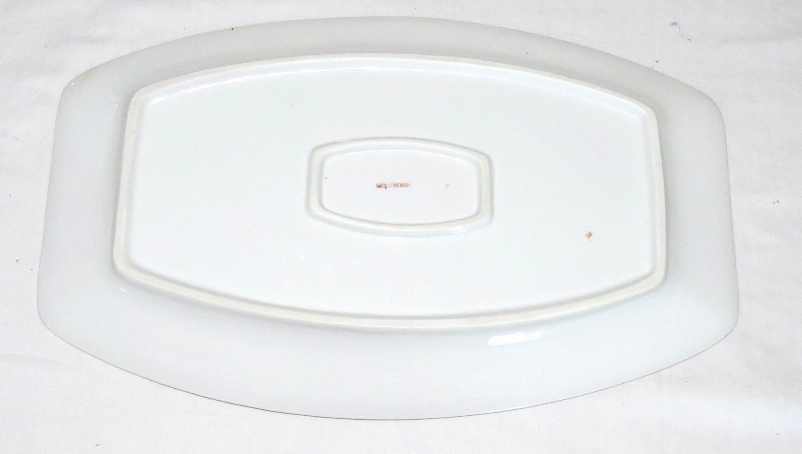 Oval Ceramic Platters Trays – Made in Germany – 14 x 8.5 & 11.75 x 7.5 inches