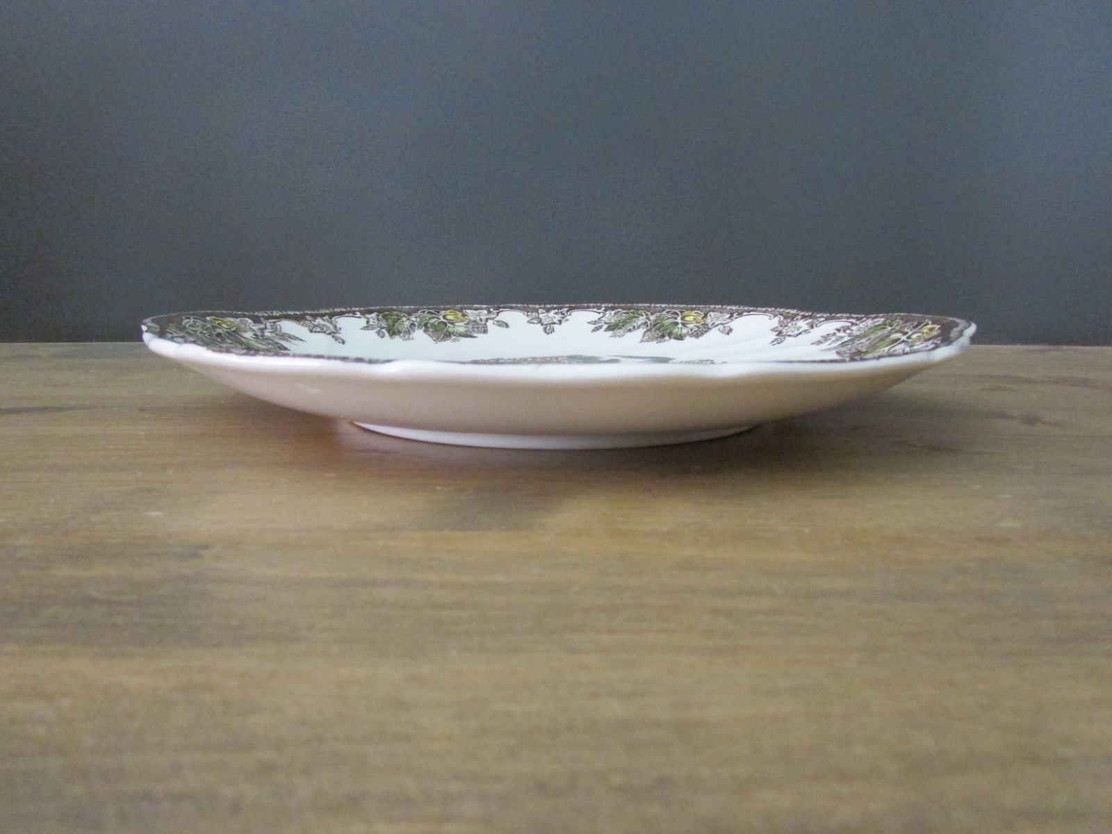 Johnson Brothers Friendly Village Handled Serve Plate Platter 10″ Covered Bridge
