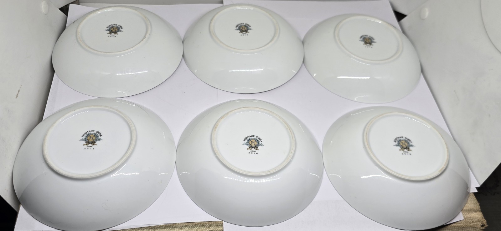 6 Noritake Porcelain China 5516 Pink Roses Platinum Covered Vegetable Bowls