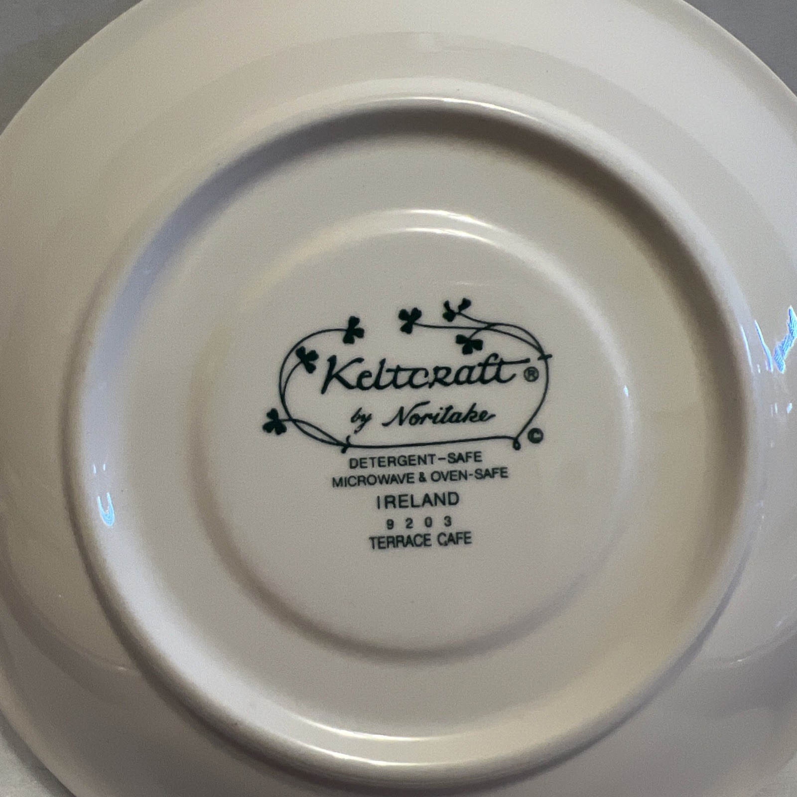 4 Noritake Keltcraft Ireland Terrace Cafe saucers 1994-1997 6 1/4 Inches