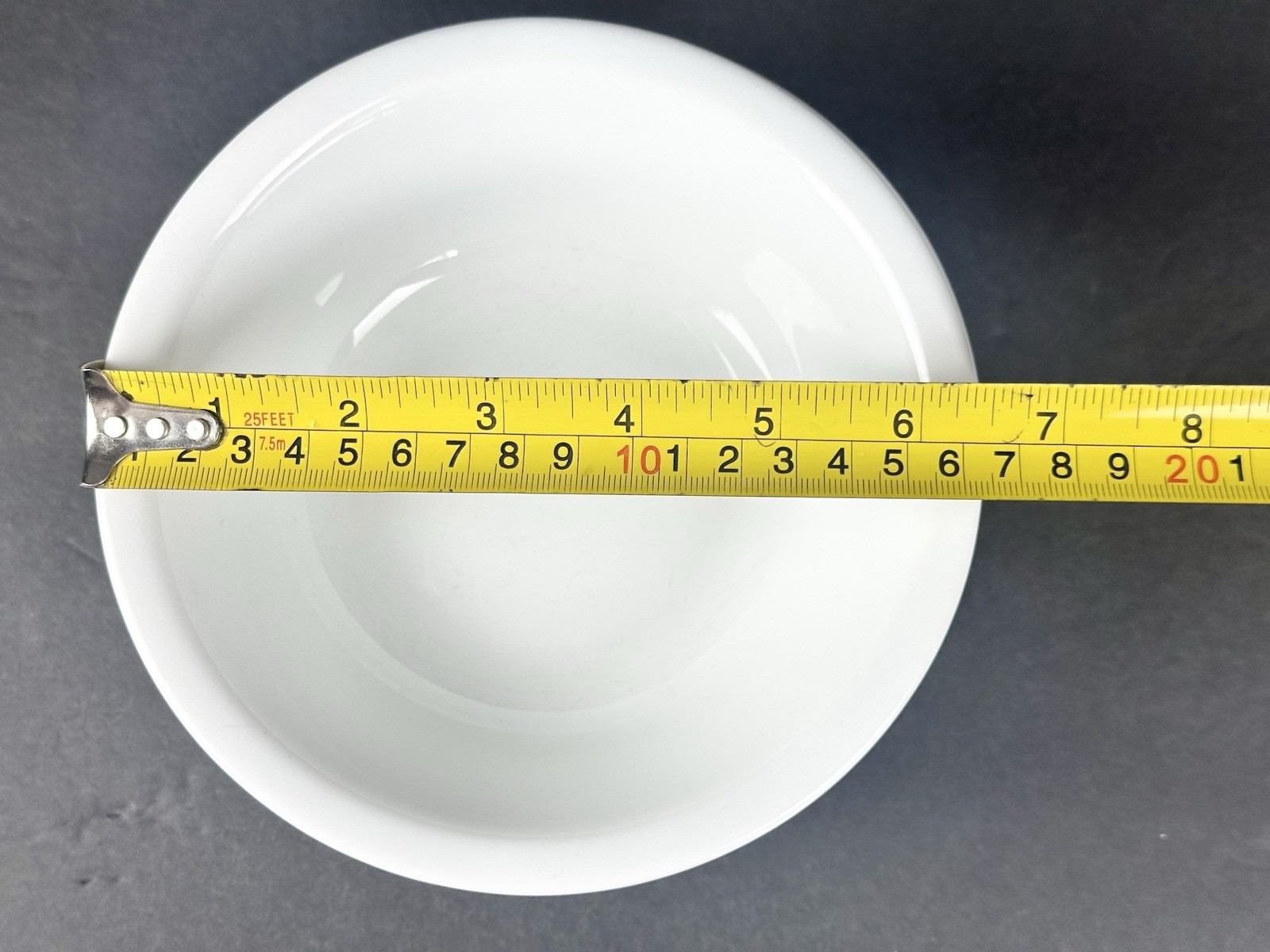 4 Apilco Porcelain White 6 1/2” Coupe Soup Cereal Bowls-All Occasion Servingware