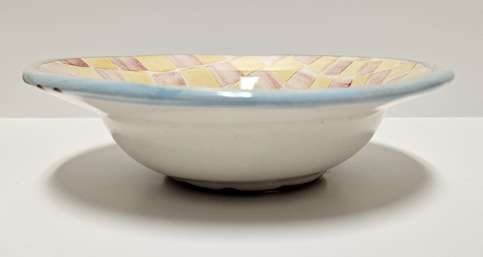 Mackenzie Childs Keukenhof Bowl Fruit Dessert Sauce Bowl 5 7/8″ 1997 Fluted