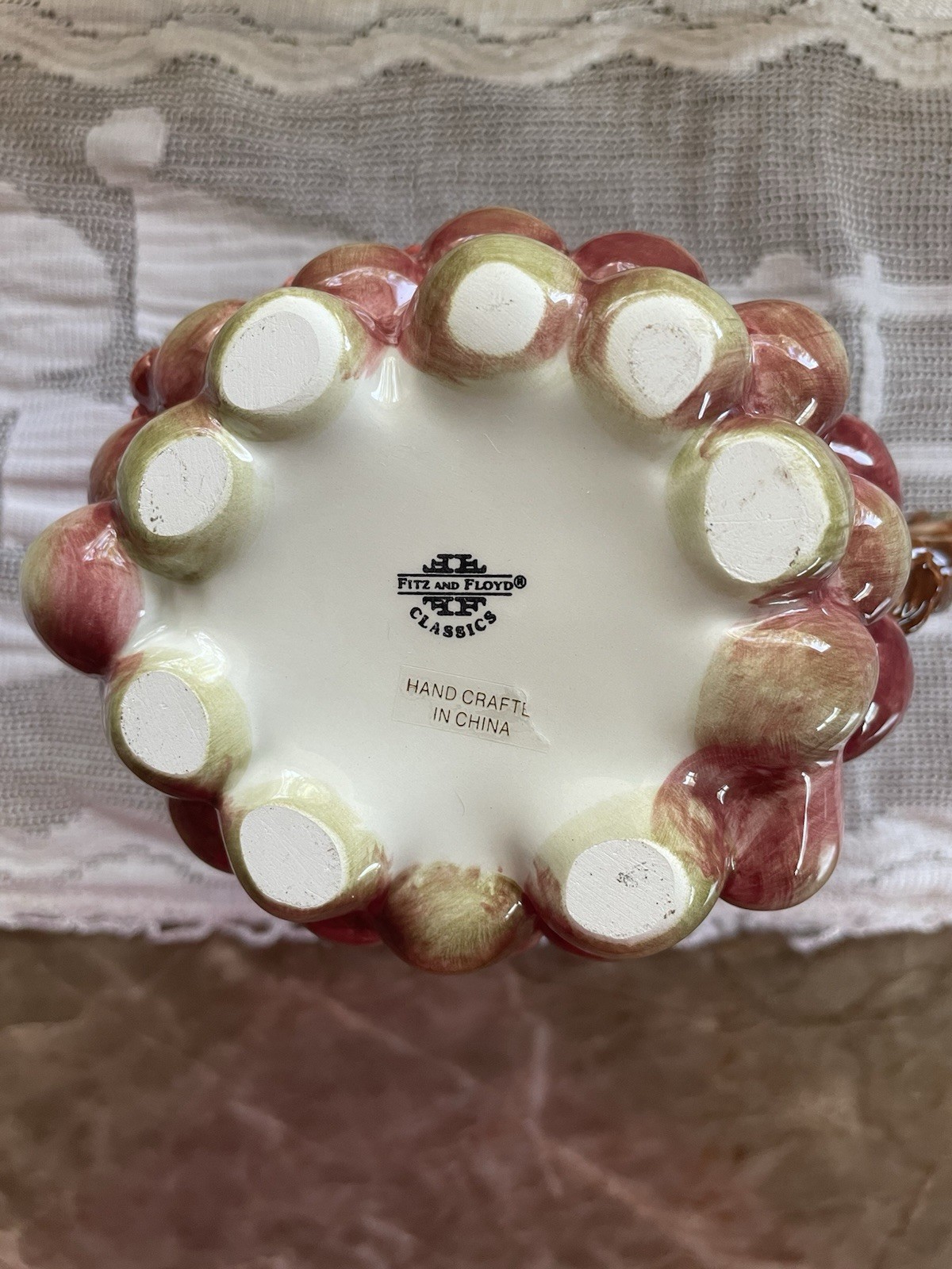 Fitz and Floyd Classics Country Gourmet Grape Cluster Creamer