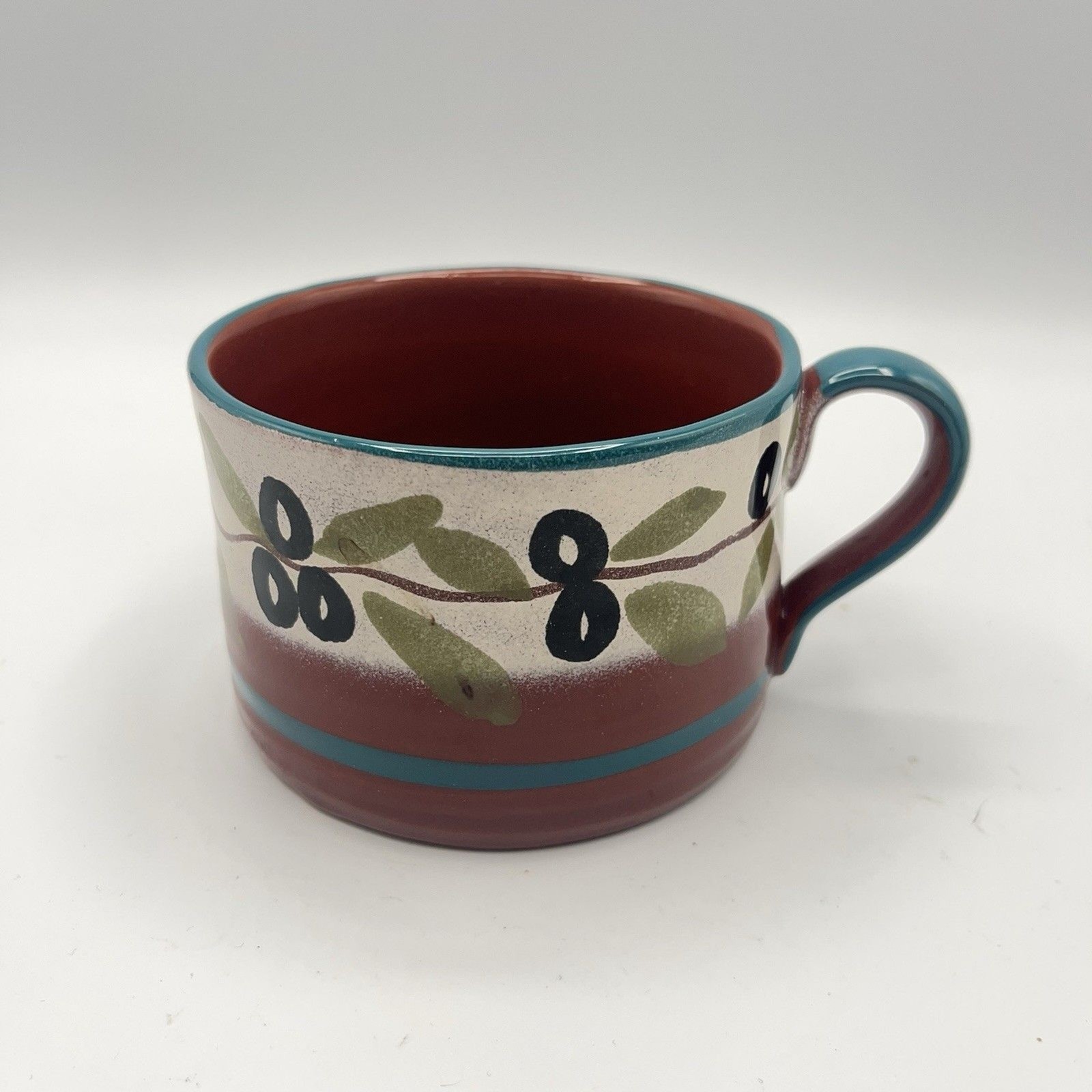 Handpainted Studio Art Mug – Olives