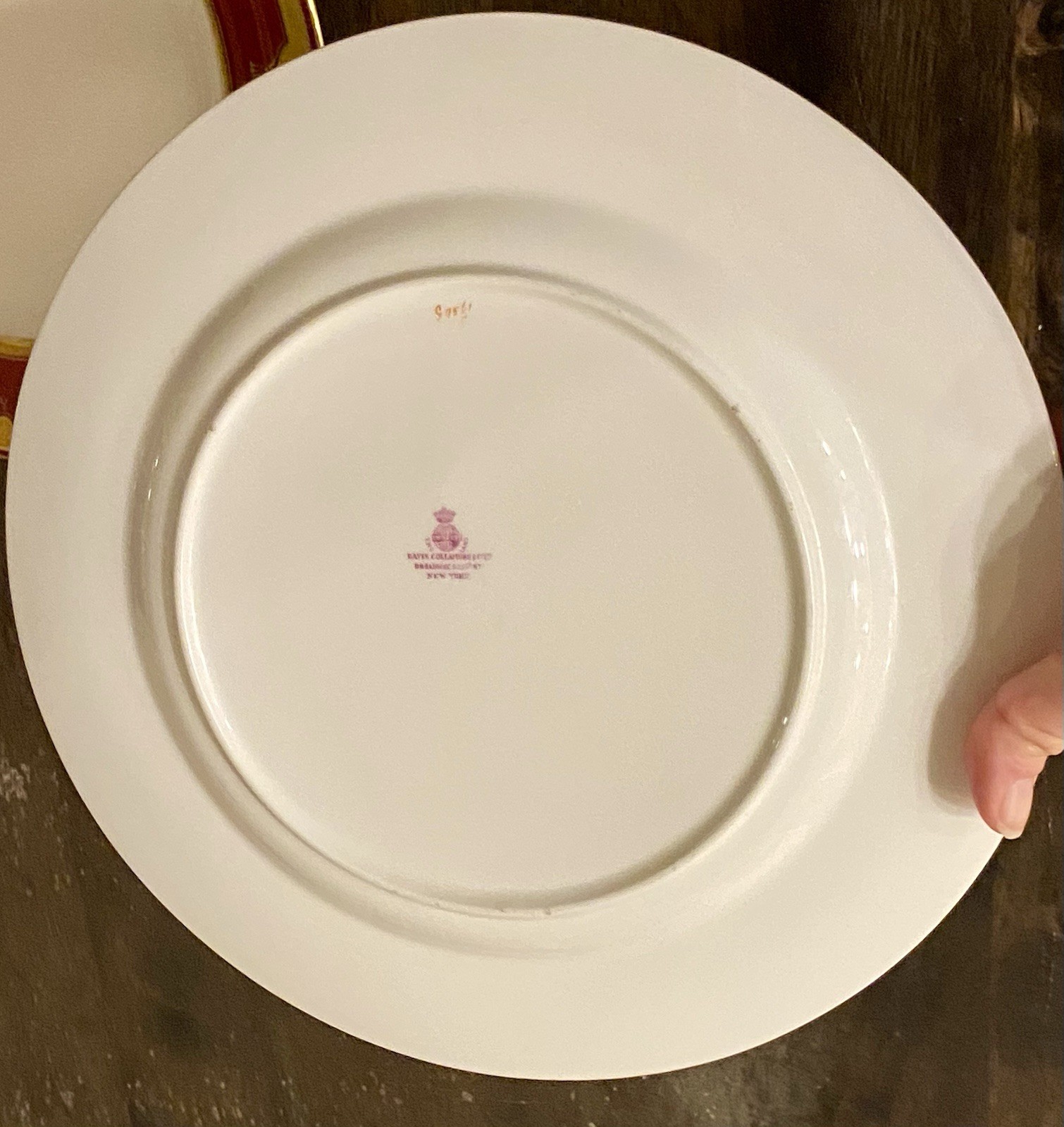 Antique MINTON Set Of 9 Dinner Plates G9561 Red Gold 10.25” Rare Museum Quality