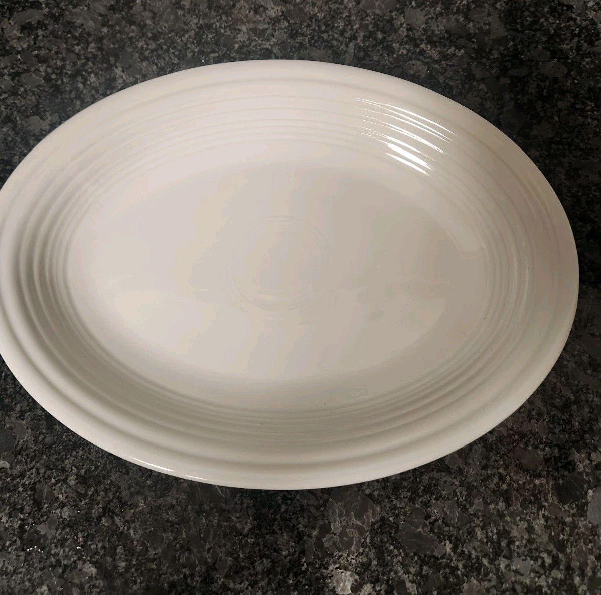 Fiesta/Fiestaware Homer Laughlin White 11 5/8″ Serving Platter Excellent