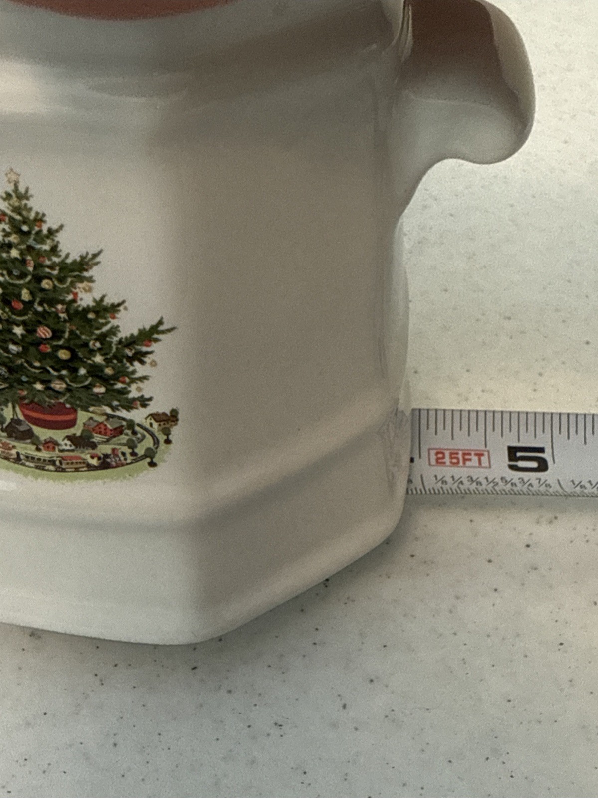 Pfaltzgraff CHRISTMAS HERITAGE Creamer and Sugar Bowl with Lid Tree With Box