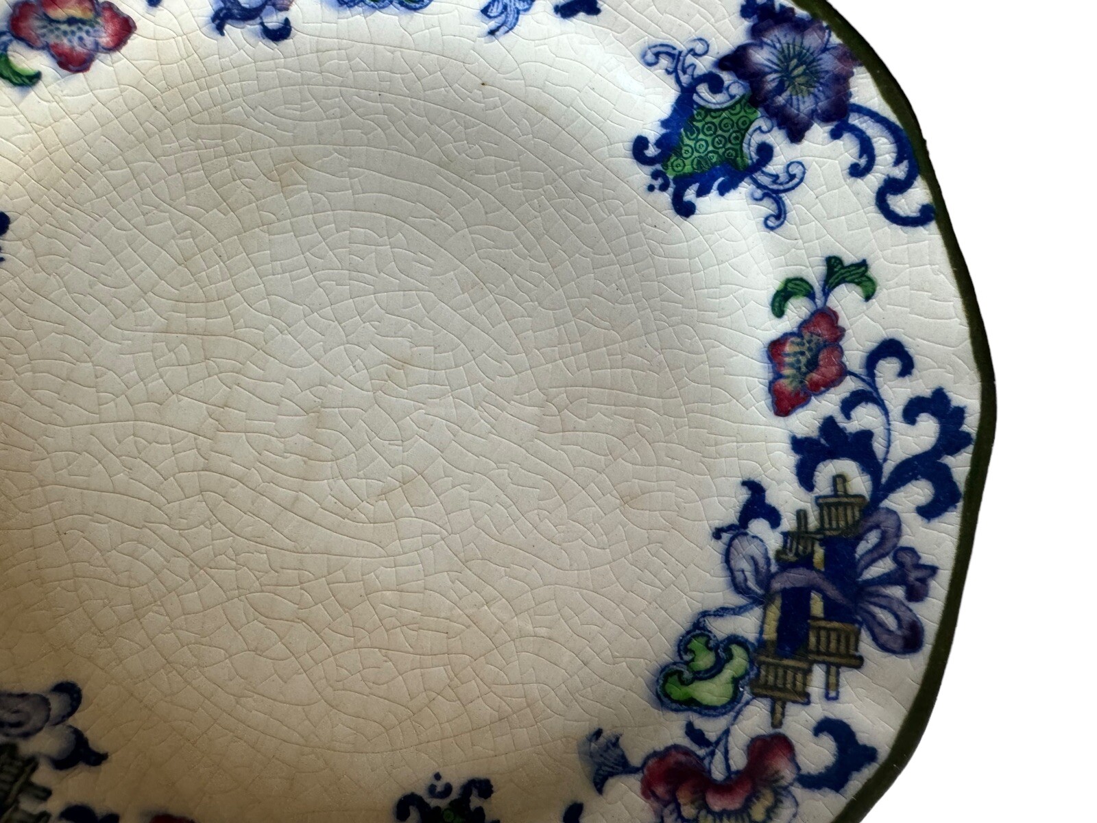 Set 6 Dessert Side Plates 5.5″ Royal Doulton Burslem Nankin England Antique Asia