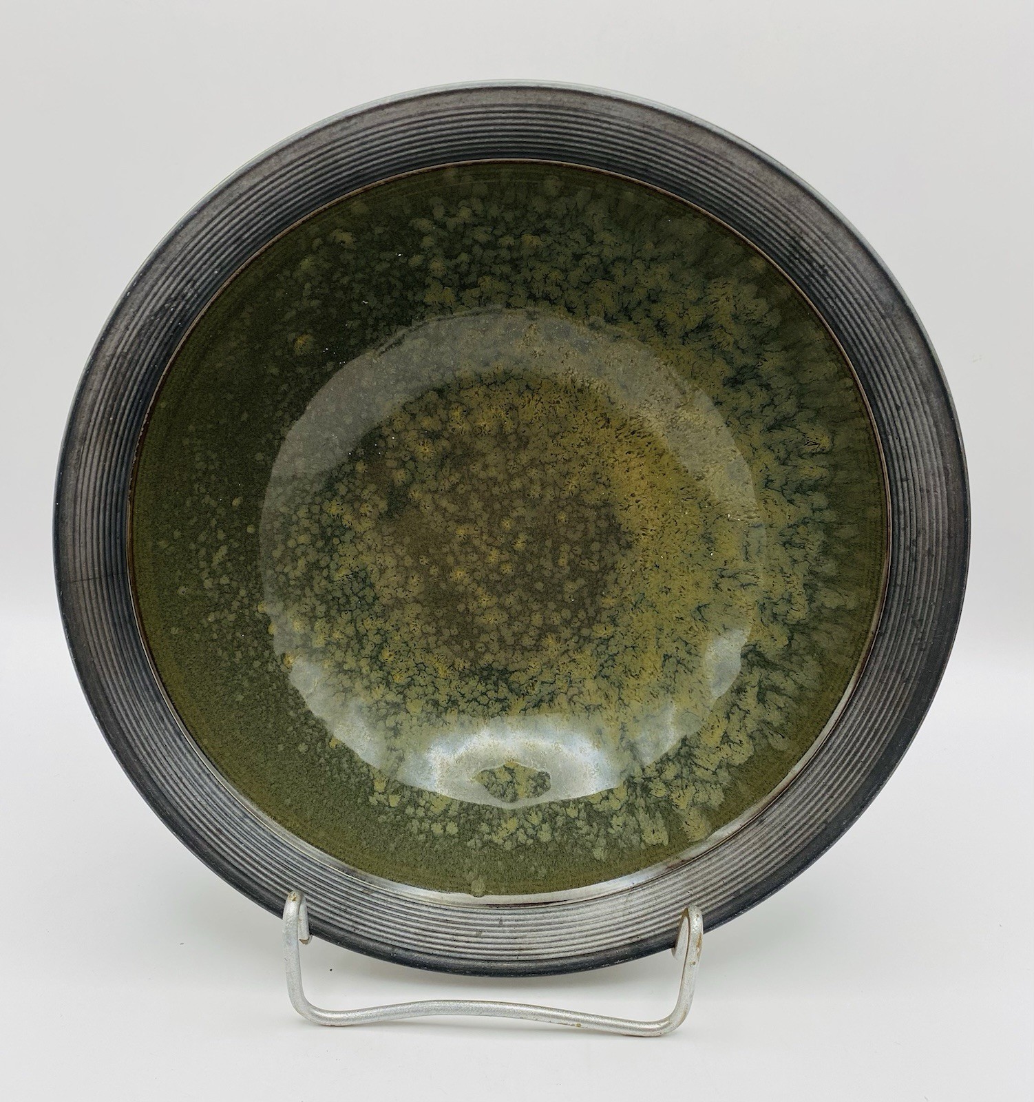 Sango Omega Olive Stoneware Soup/Cereal Bowl 7.75in Discontinued — Set of 4