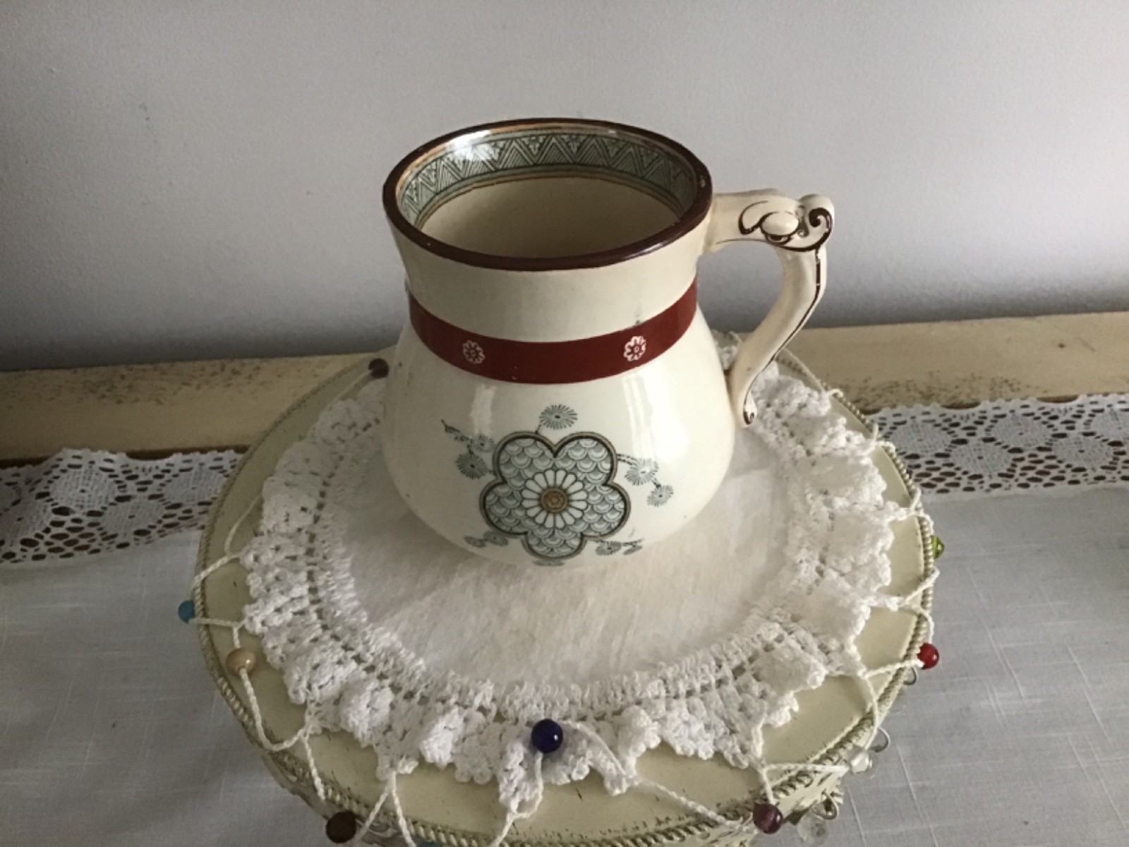 RARE VICTORIAN 1859 IMPRESSED DIAMOND OR KITE MARK CERAMIC TRANSFERWARE CUP.