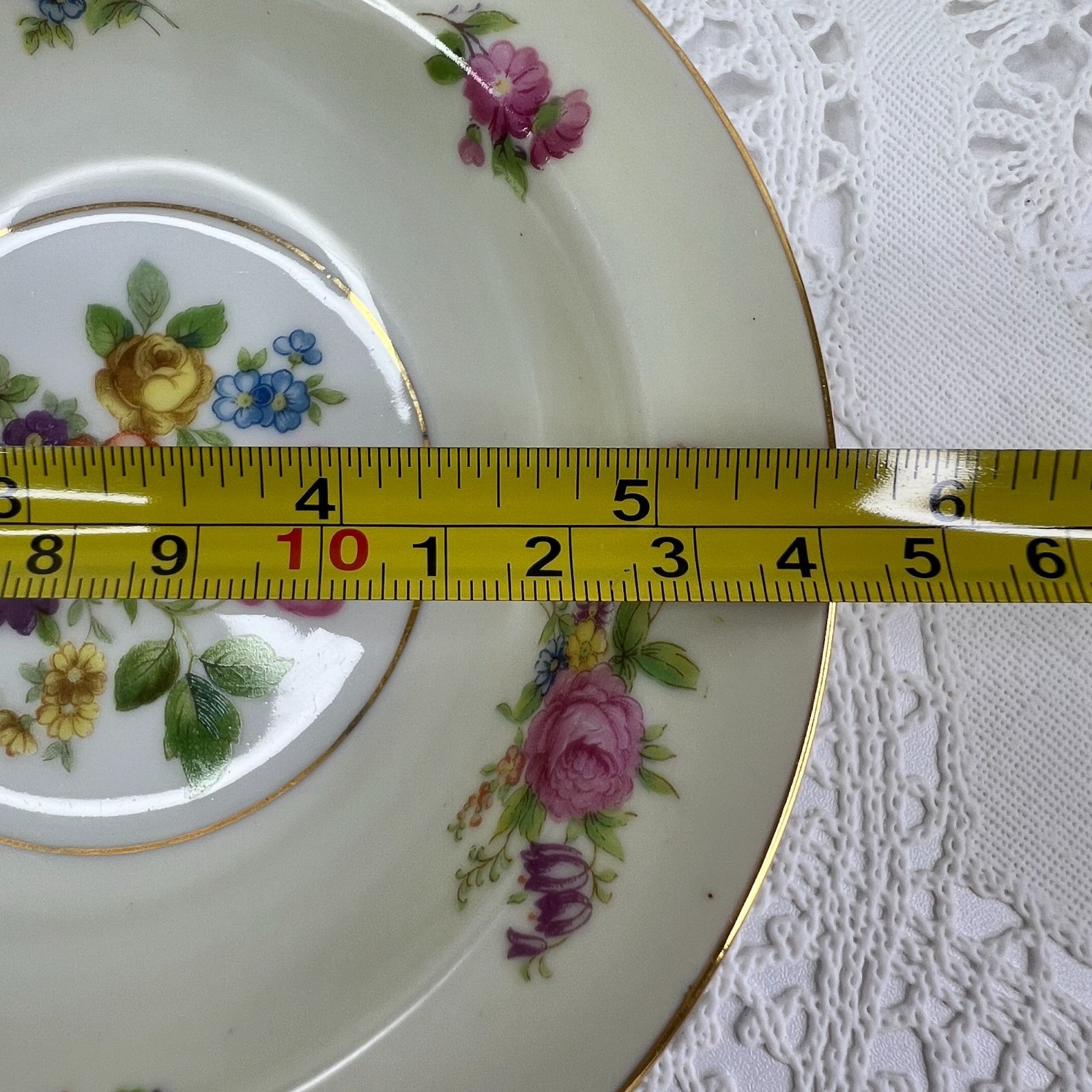 Vintage Rose China Berry Fruit Bowls Set Of 5 Occupied Japan 5.5″ Elegant Dining