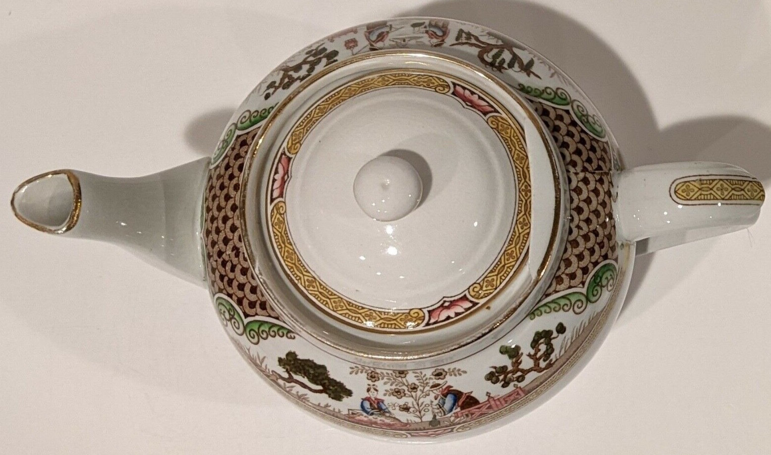 Vintage/Antique 1920’s Adderley’s Nankin Teapot, Tea Pot Porcelain, Signed 32 oz