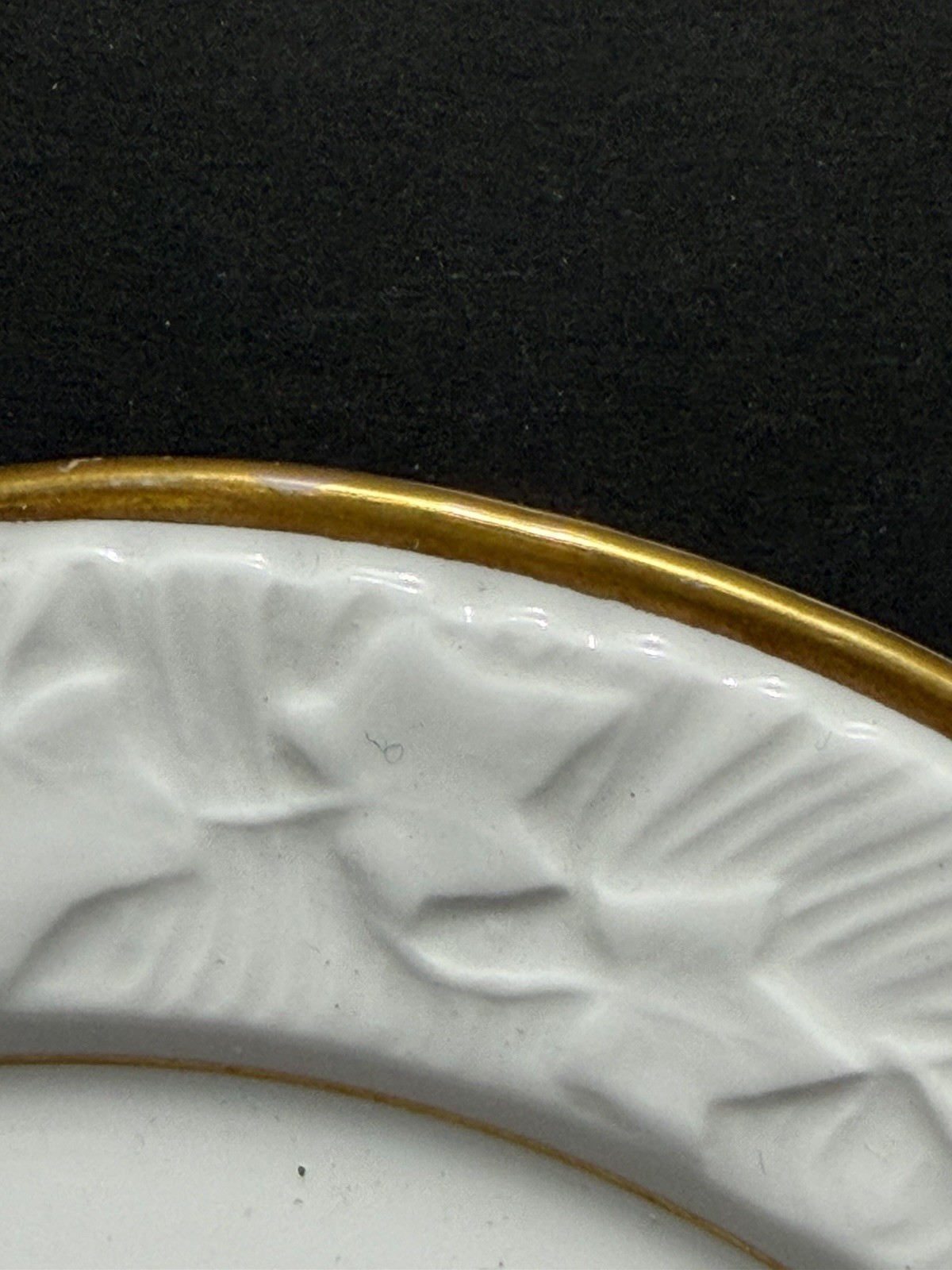 ROYAL STAFFORD OLD ENGLISH OAK Set of 5 Salad Plates 8 1/4″ Gold trim (B071*)