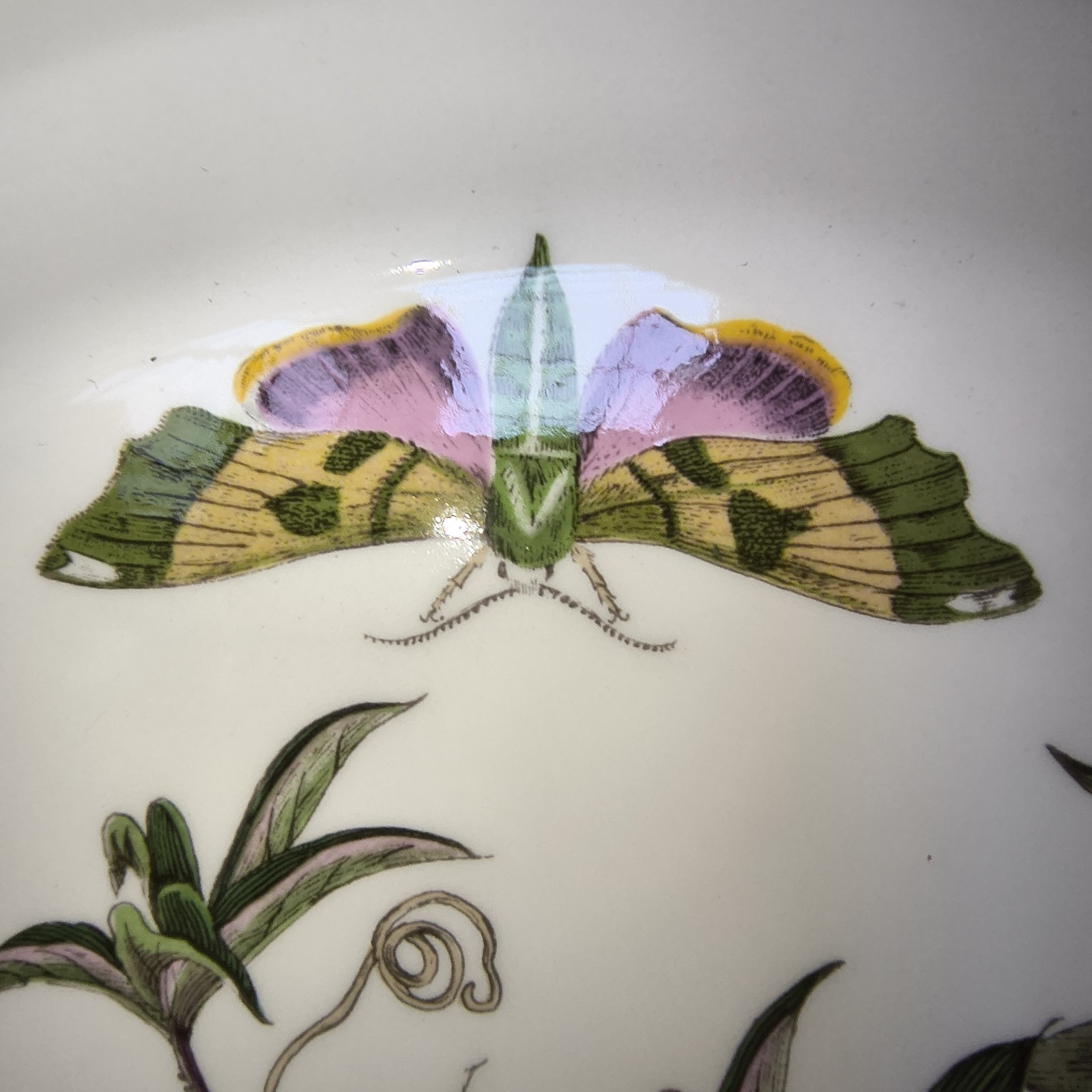 Portmeirion 12″ Serving Platter Botanical Garden Passion Flowers 1972