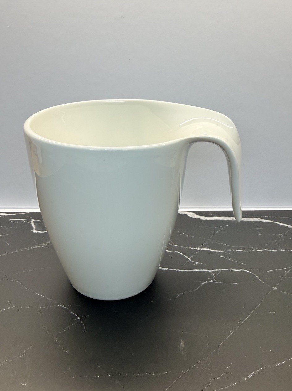 Villeroy & Boch Flow Series Coffee Mug 11.5 oz Prem White Porcelain German 1748