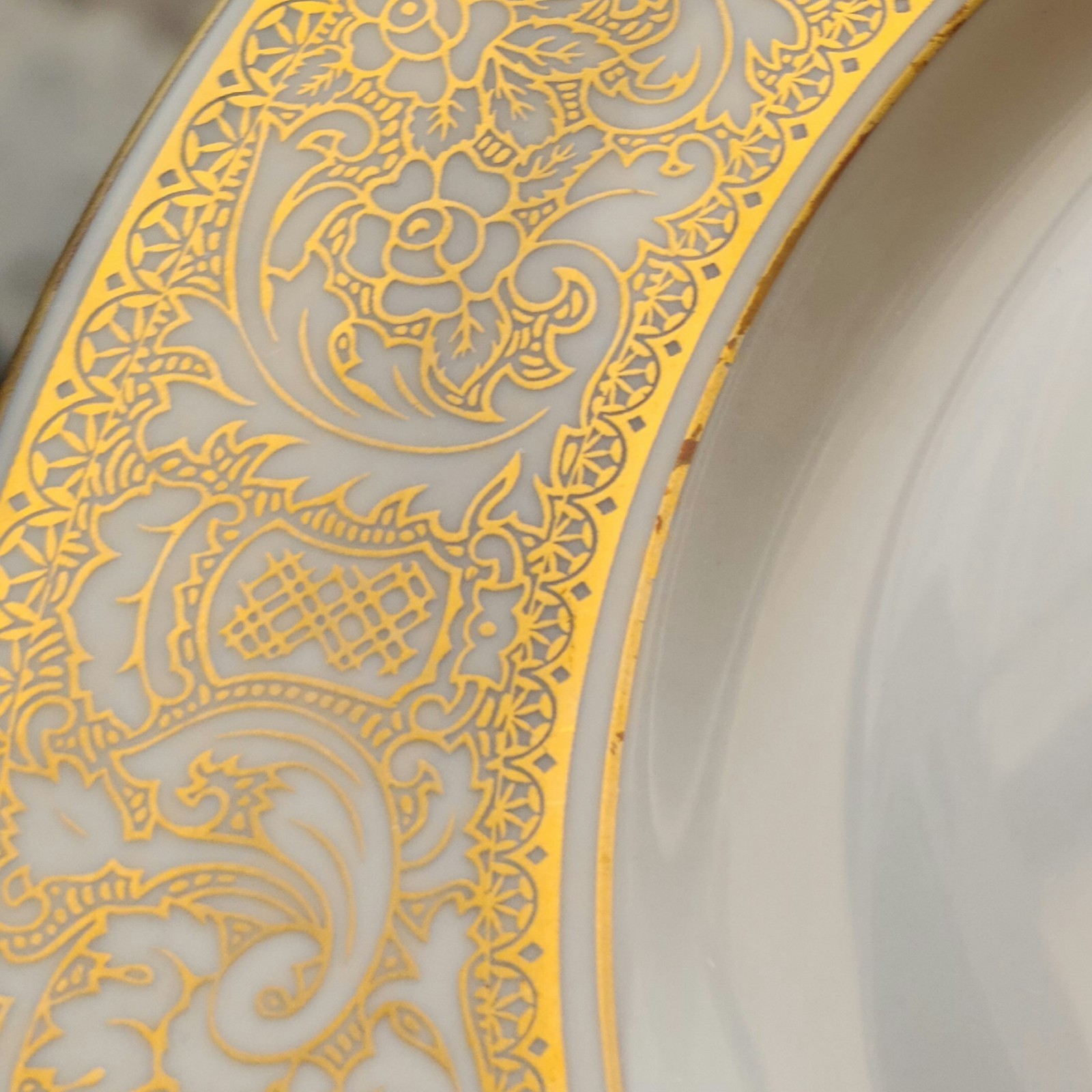 Franciscan Masterpiece China GOLD Renaissance Plates Gold Trim (READ DESC)