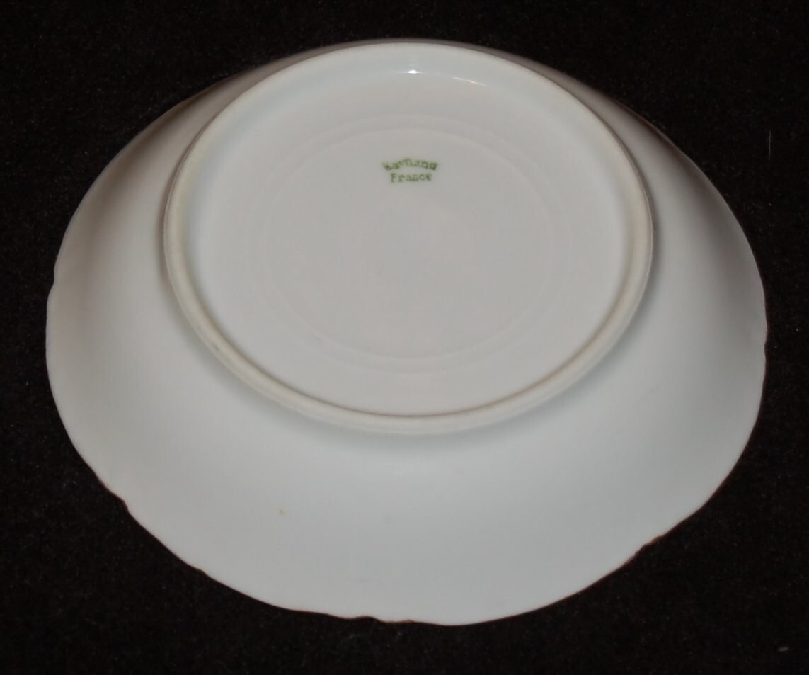 ANTIQUE Porcelain Fruit Bowl 5″ LIMOGES Haviland Made in France 1905 Art Nouveau