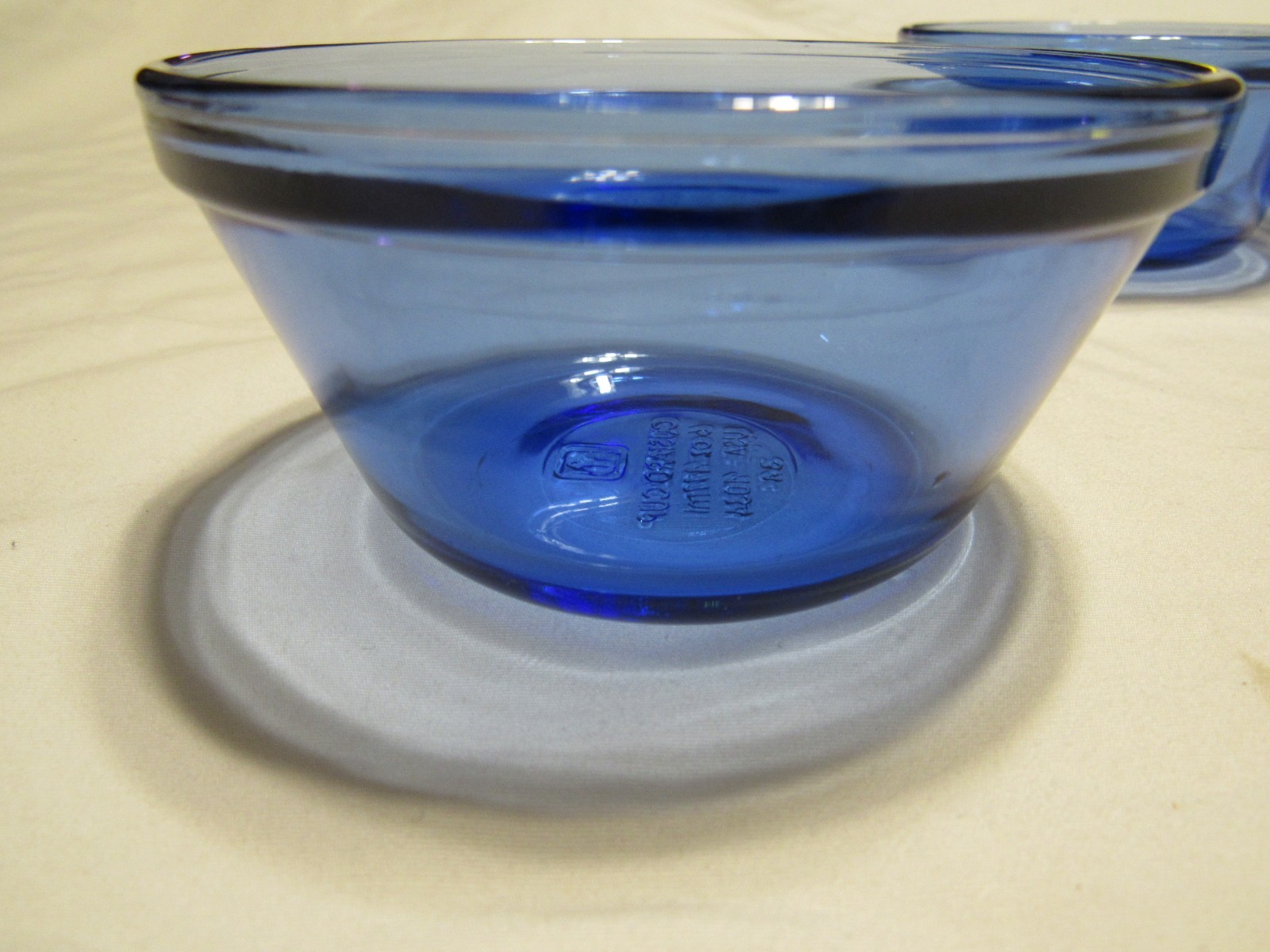 4 – anchor hocking cobalt blue ramekins
