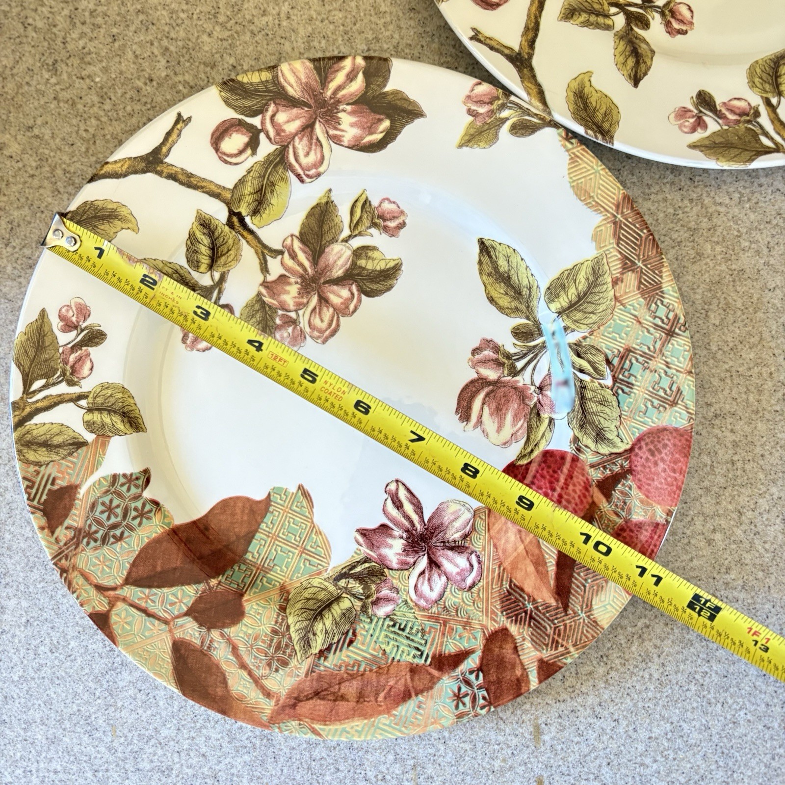 Royal Stafford Dinner Plates Lot Of 2 Vintage Garden England Floral