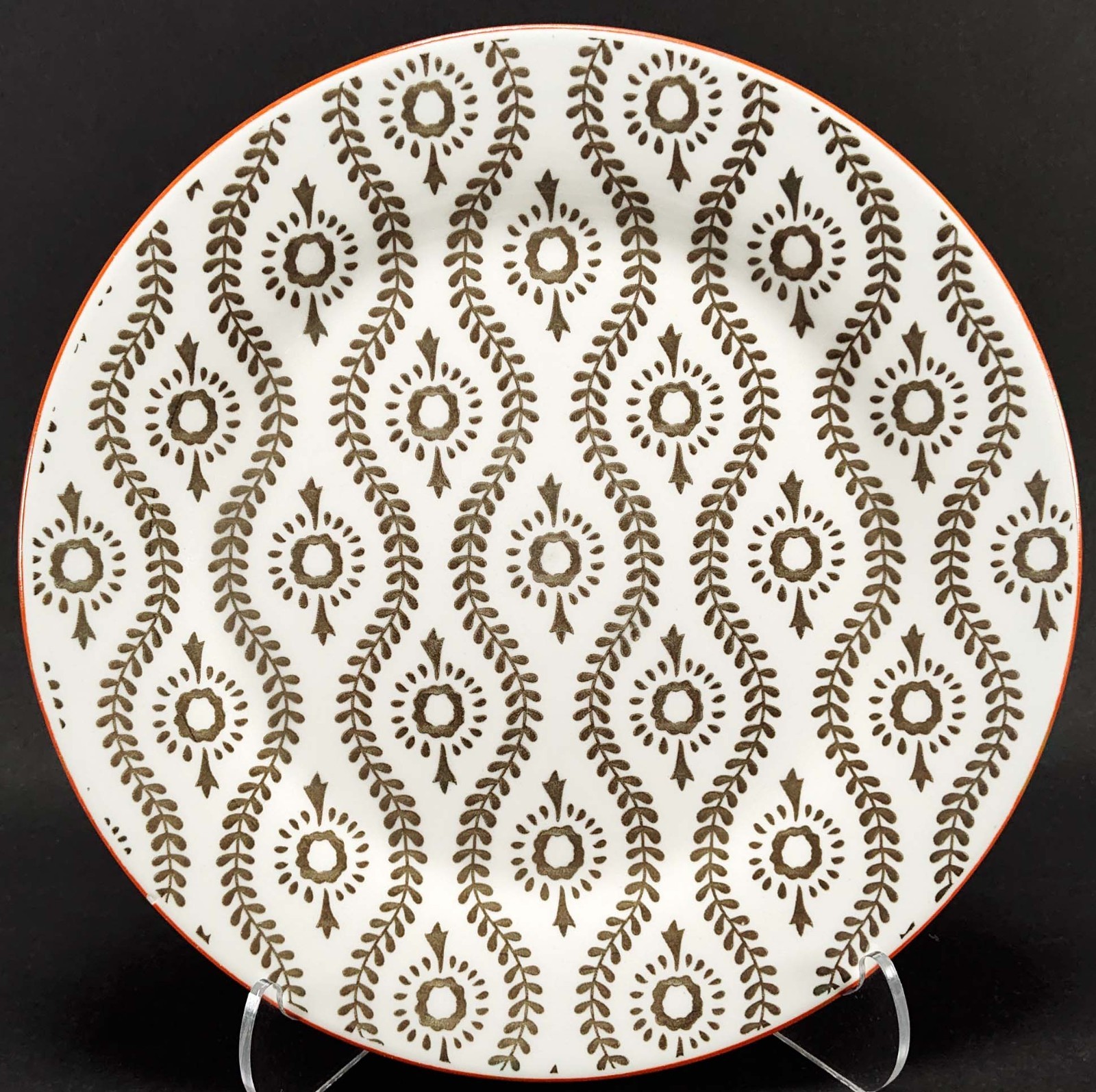3 Mismatched Plates Brown Gallery Wall Collection Retro Rustic Boho Decor