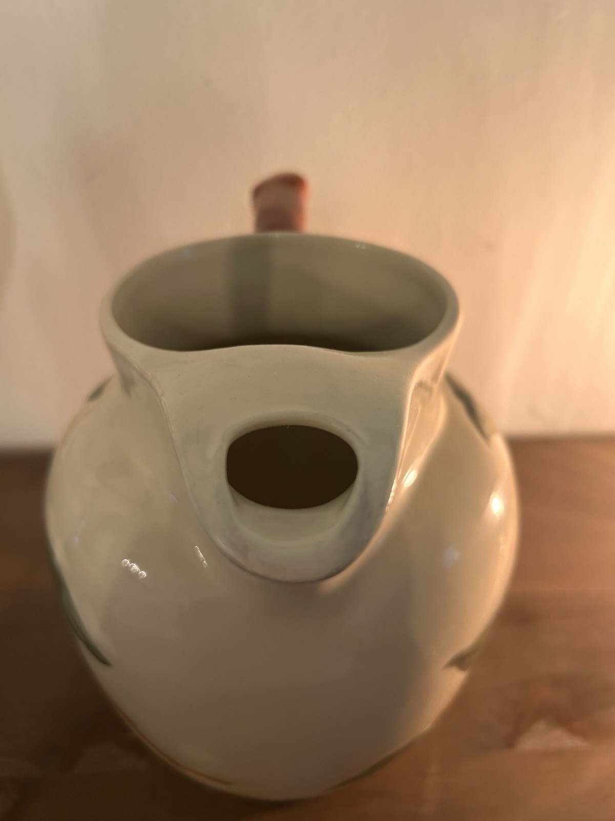 Franciscan Apple Earthenware Pitcher US Vintage Handled Water Milk Juice Pitcher