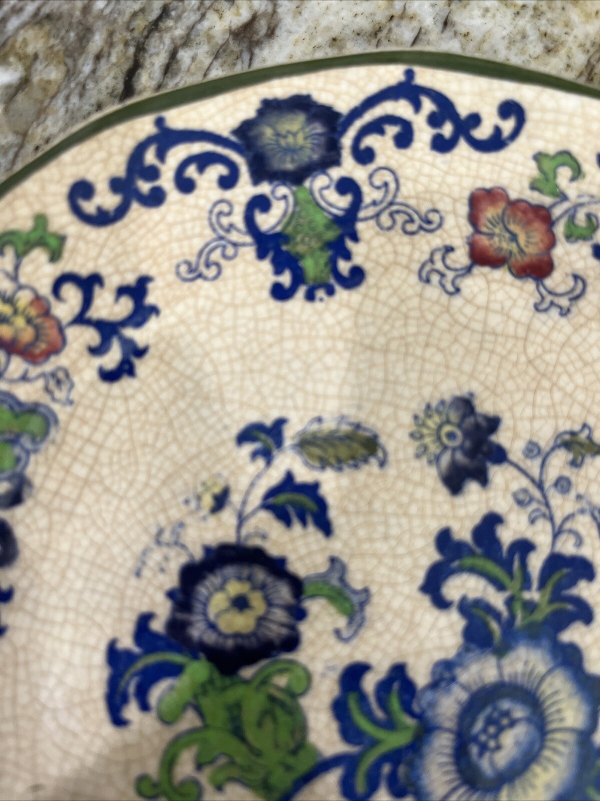 Antique Vtg Doulton of Burslem Salad Plate NANKIN 7 3/8″ circa 1912