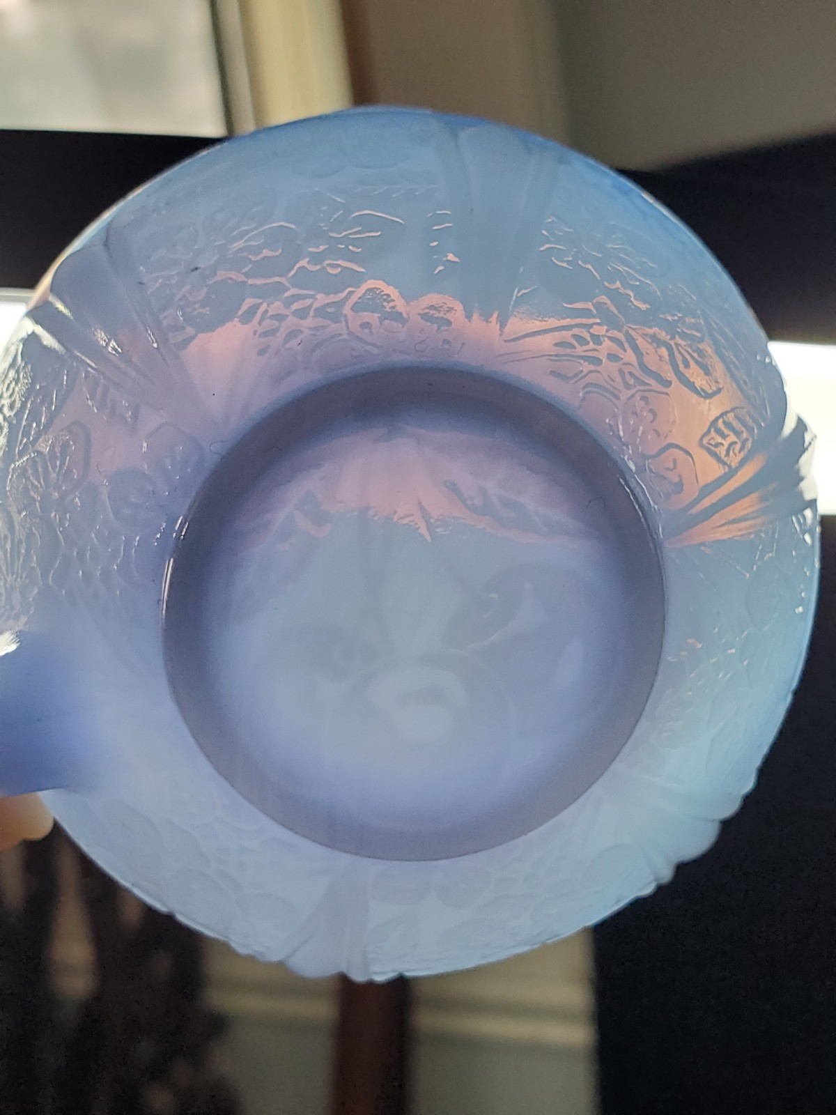 13 Piece Jeannette Delphite Blue Cherry Blossom Depression Glass Child’s Tea Set