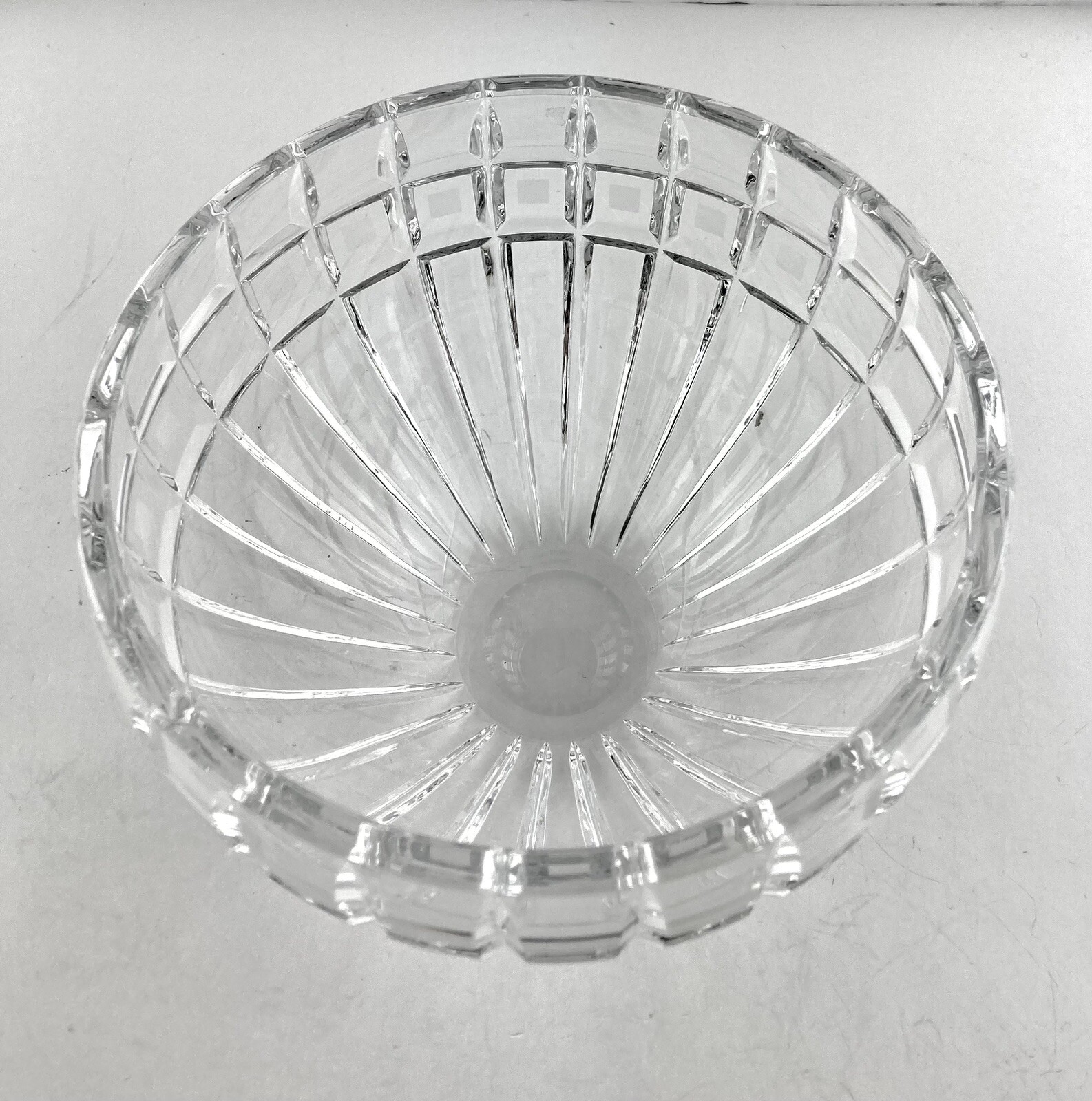 Marquis By Waterford Crystal Quadrata Bowl 7.5” Diameter Made In Poland