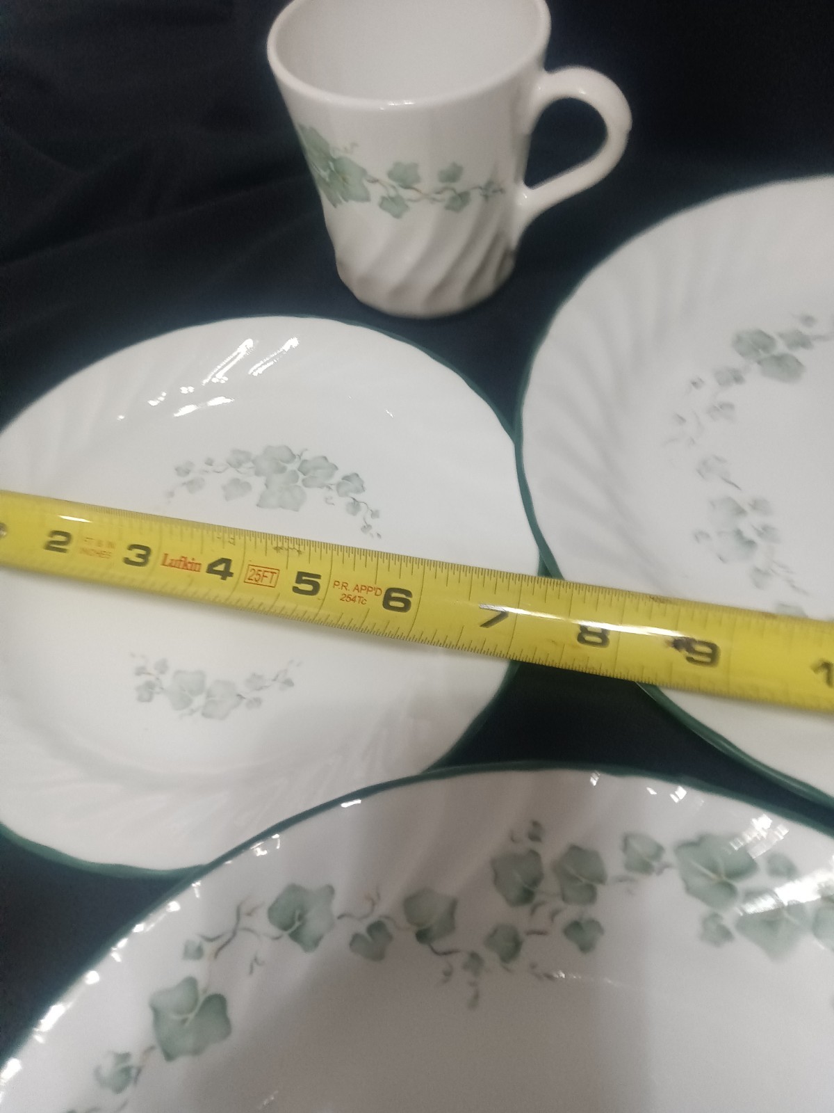 16 Pieces Corelle “Calloway”design-Plates, Luncheon Plates, Dessert Plates, Cups