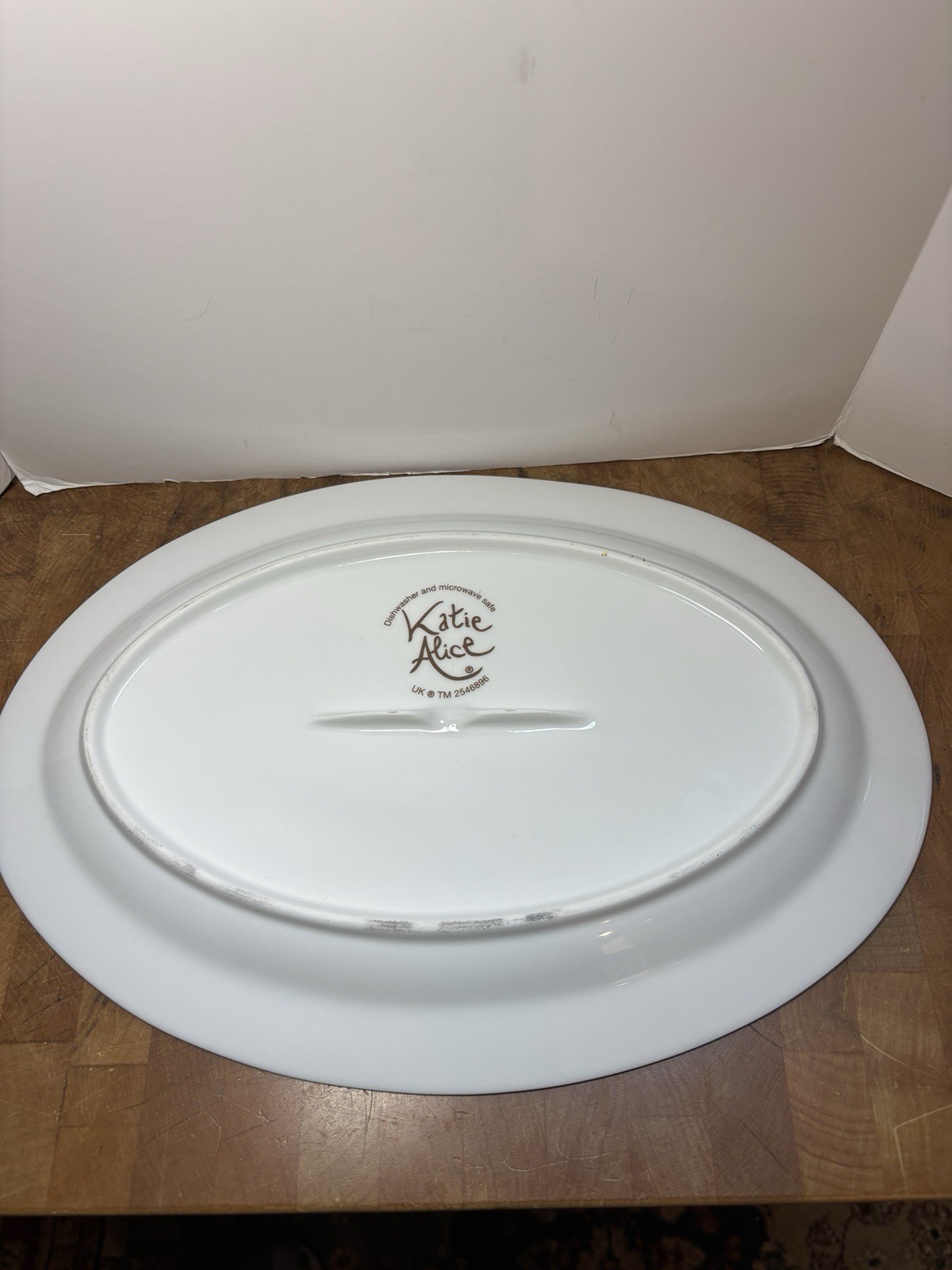Vtg Katie Alice English Garden Oval Platter Plate 2546896