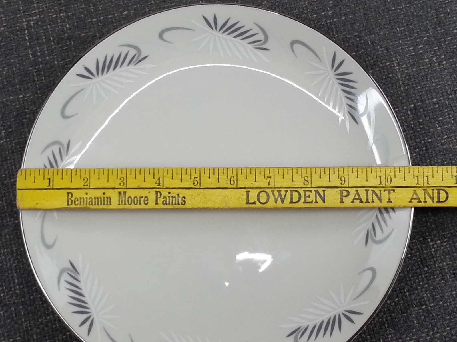 2pc Flintridge China Continental White Round Oval Serving Platter