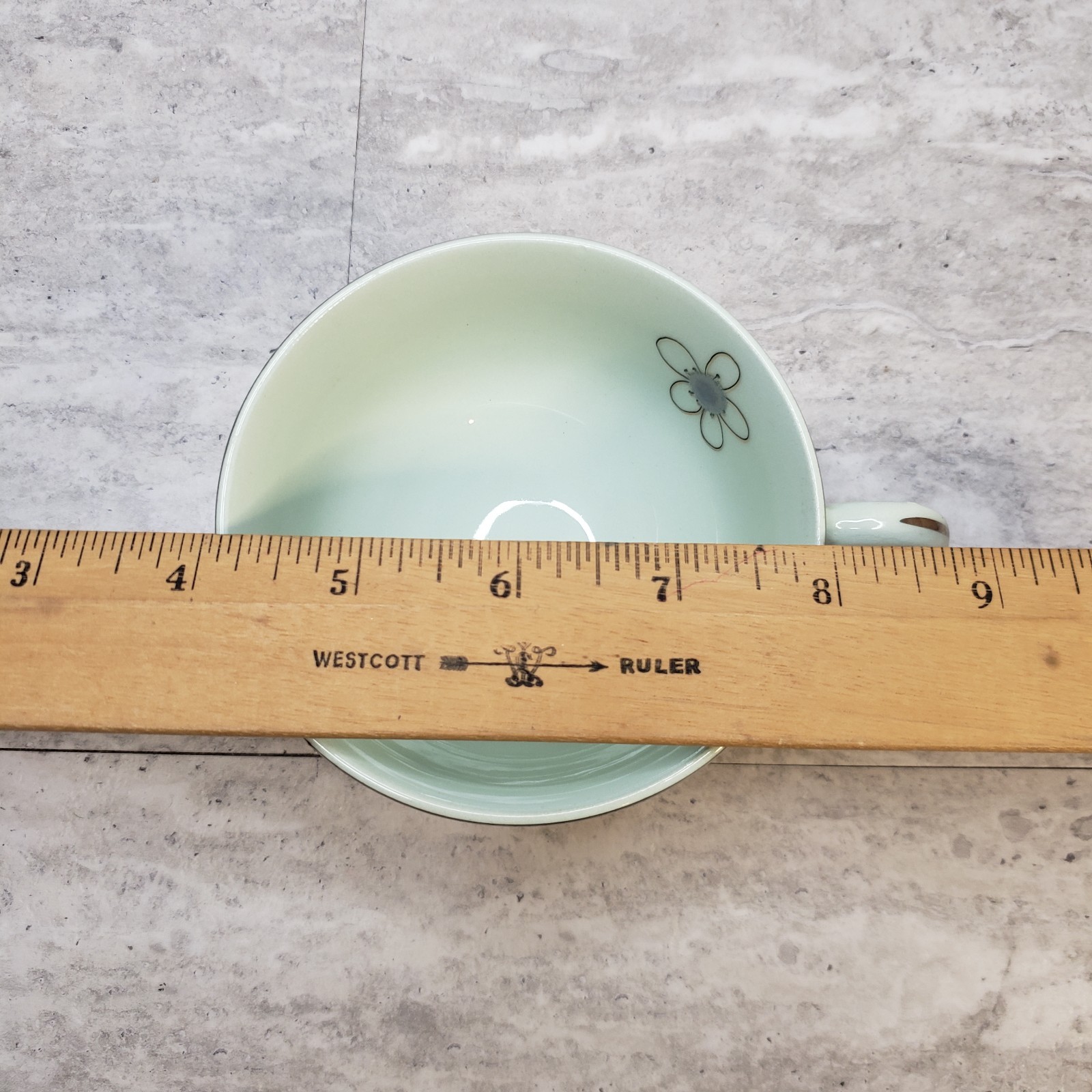 Vintage Nobility Permaware Mist Teacup and Saucer Set