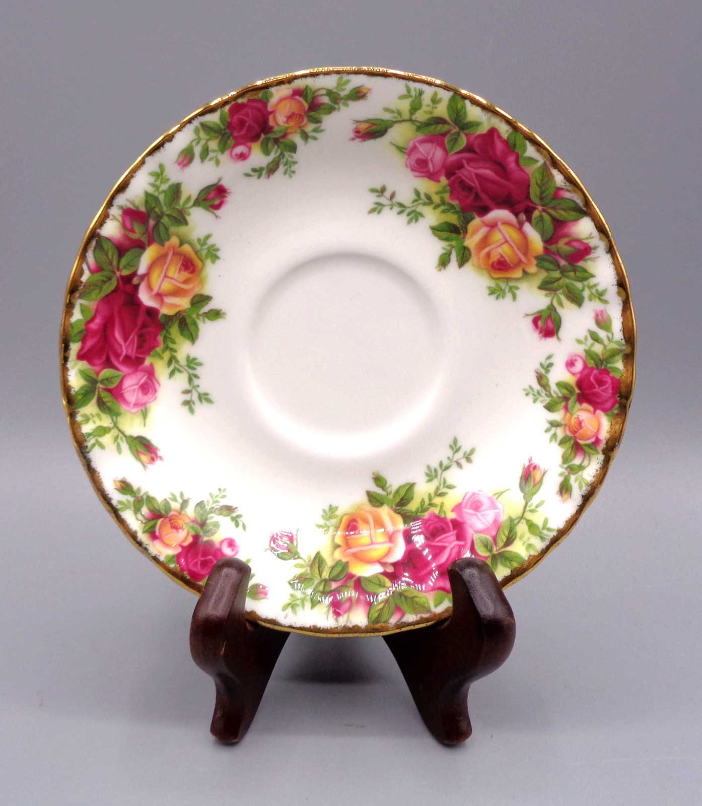 Royal Albert Old Country Roses Bone China Saucer 5 1/2 inches