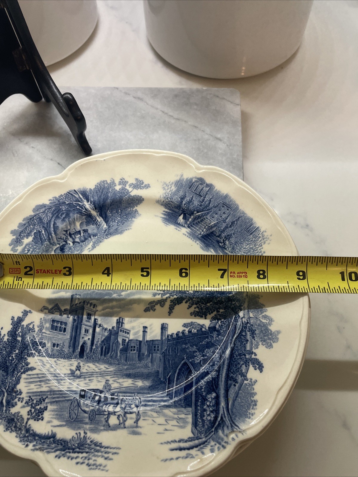 Vintage 1960s-1970s Hadden Hall Plates 3-9” And 3-10” Set Of 6.
