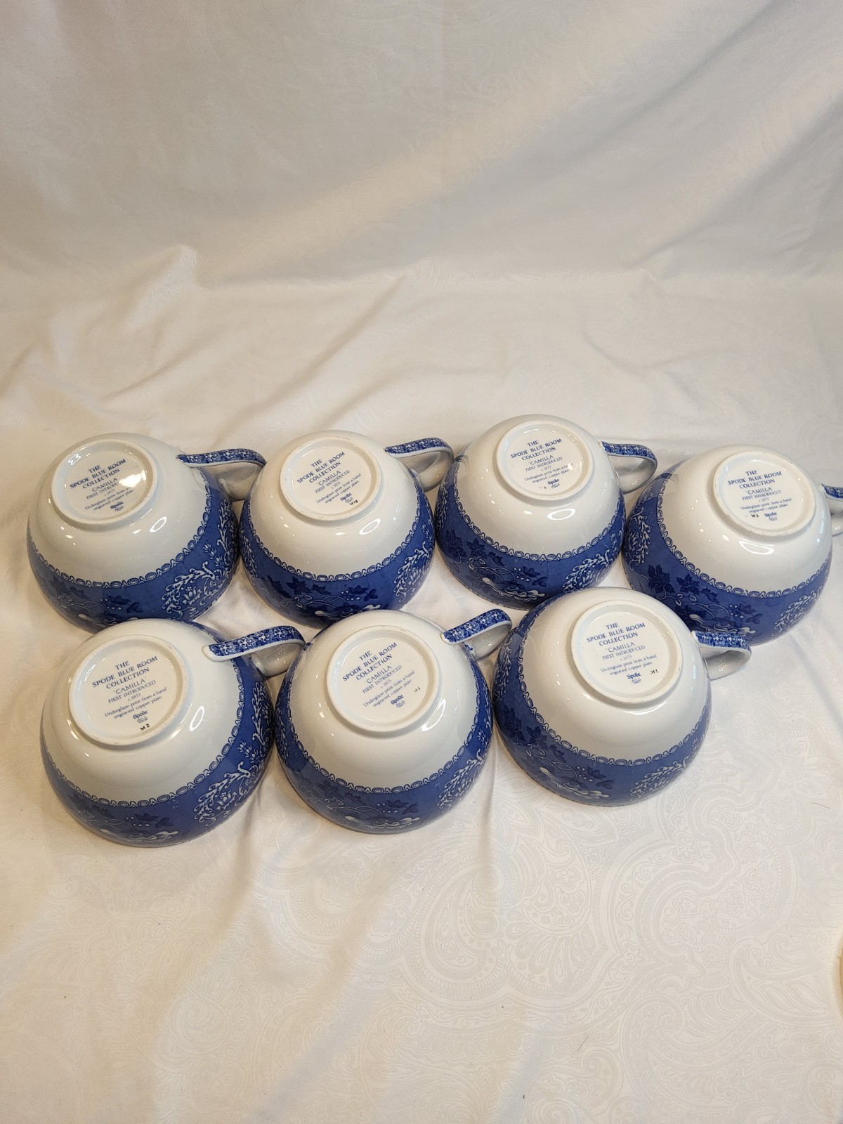 Spode Vintage Copeland Camilla Large Soup Cup and Saucer – 2 Piece Set.