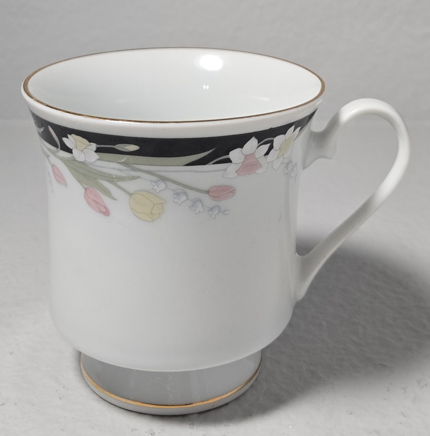 Crown Ming Fine China Jian Shiang Michelle Gold Rim Estate MCM Creamer Sugar 33