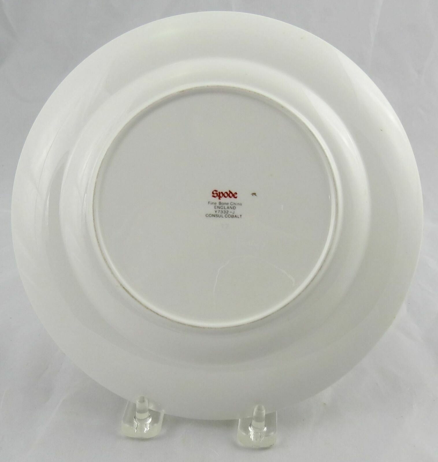 Spode Consul Cobalt Bread Plate 6-1/4″ England Multiple Available
