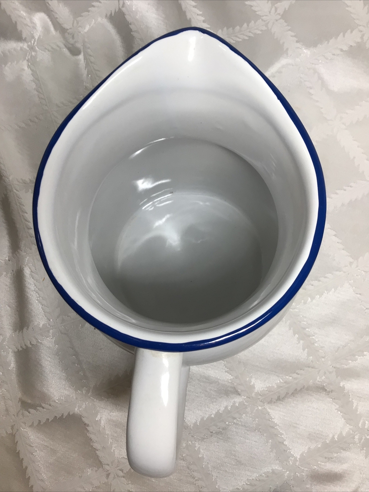 Princess House Exclusive 4th Of July Pitcher Country Fair Red White Blue 64oz
