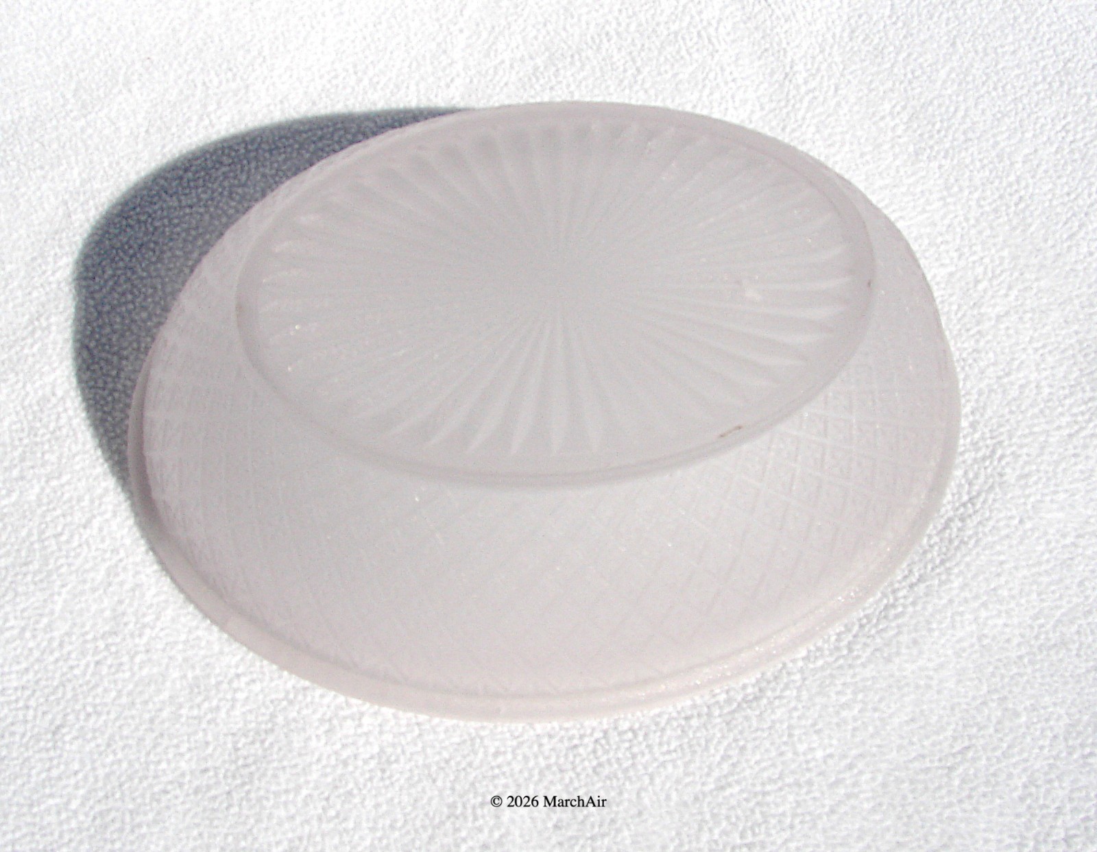Antique Frosted Glass Hen on Nest Covered Dish 7” Geometric Base Aetna Glass Co.