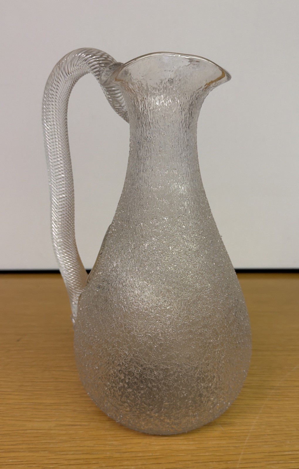 Antique Biedermeier Style Carafe glass cold duck champagne cooler pitcher