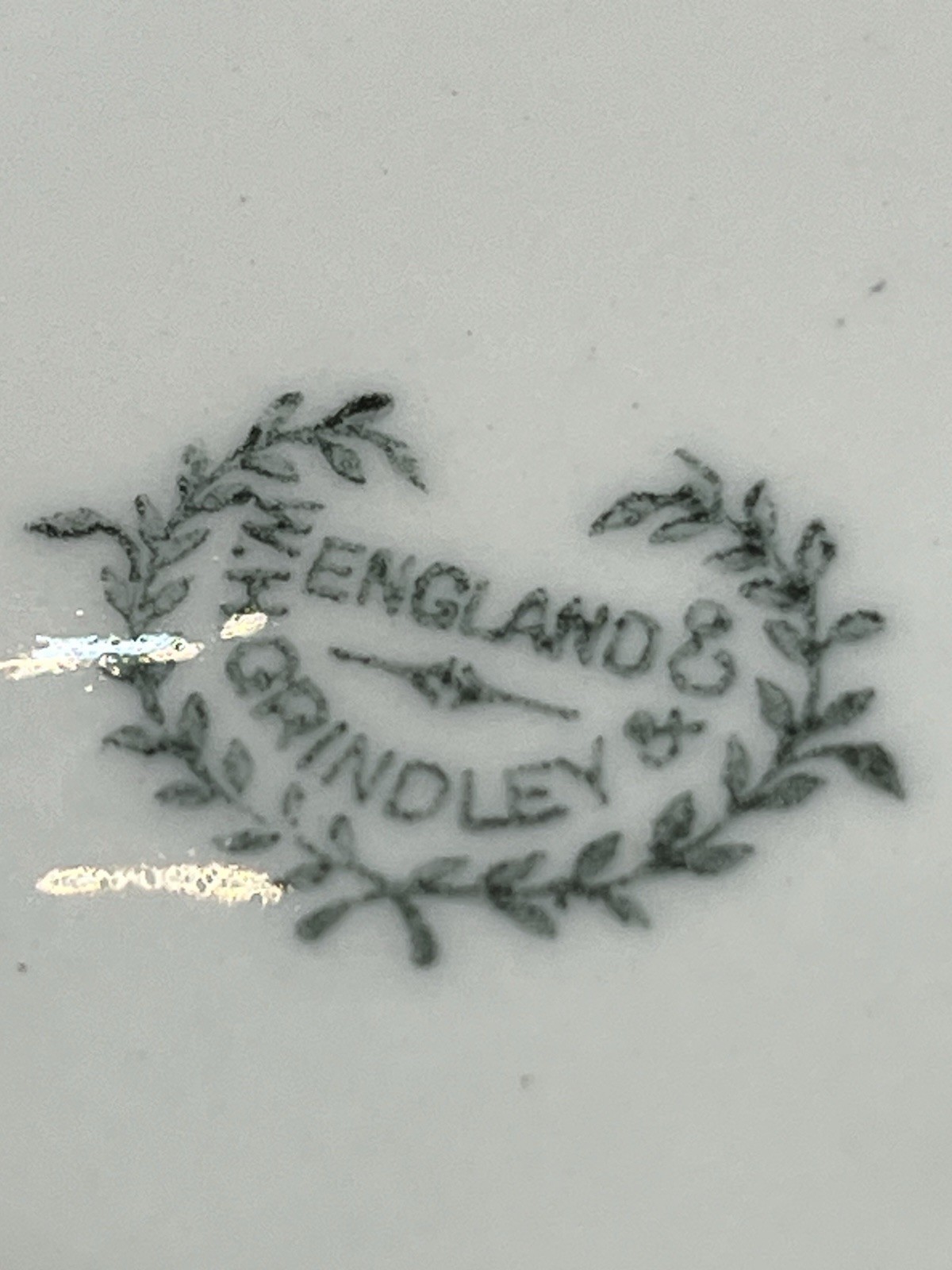W.H. Grindley England White Ironstone Creamer/Pitcher Embossed Victorian, READ