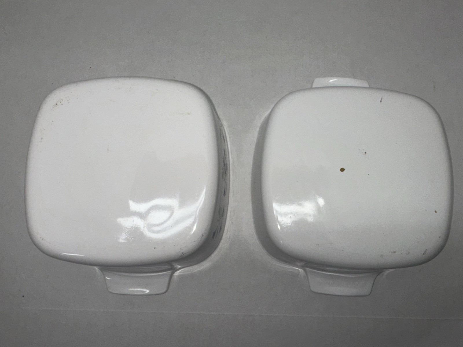 Corning Ware Blue Dusk & Plain Set of 2 Casserole Baking Dishes 1.5 & 1L No lids