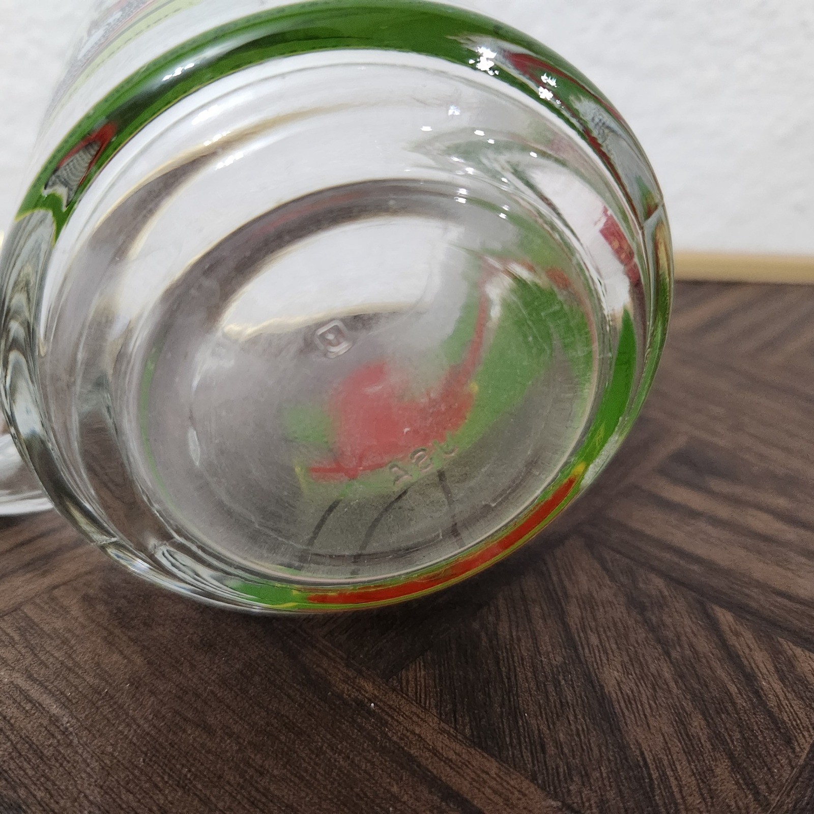 Vintage 1980’s Garfield Clear Glass Coffee Mug Funny