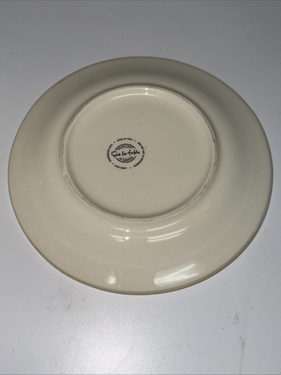 SET OF 6–Sur La Table PHEASANT 8.5″ Salad Plates ITALY FREE SHIPPING