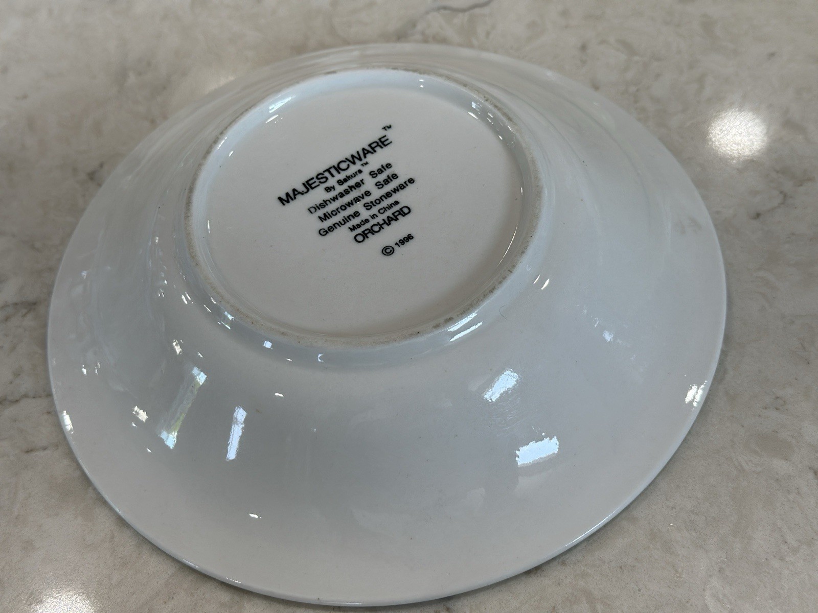 Sakura Majesticware Coupe Cereal Bowl in the discontinued Orchard pattern 8inch