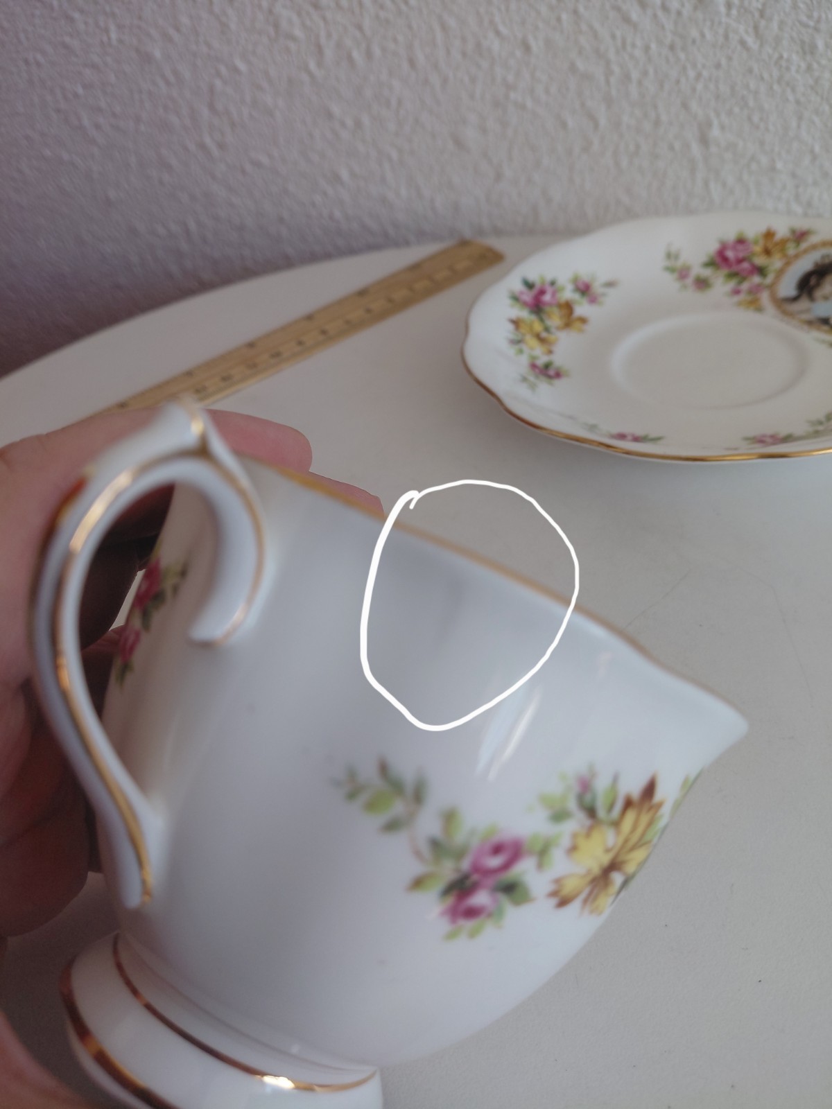 Royal Albert England Commemorative Royal Visit 1959 Canada Cup/Saucer Set READ!