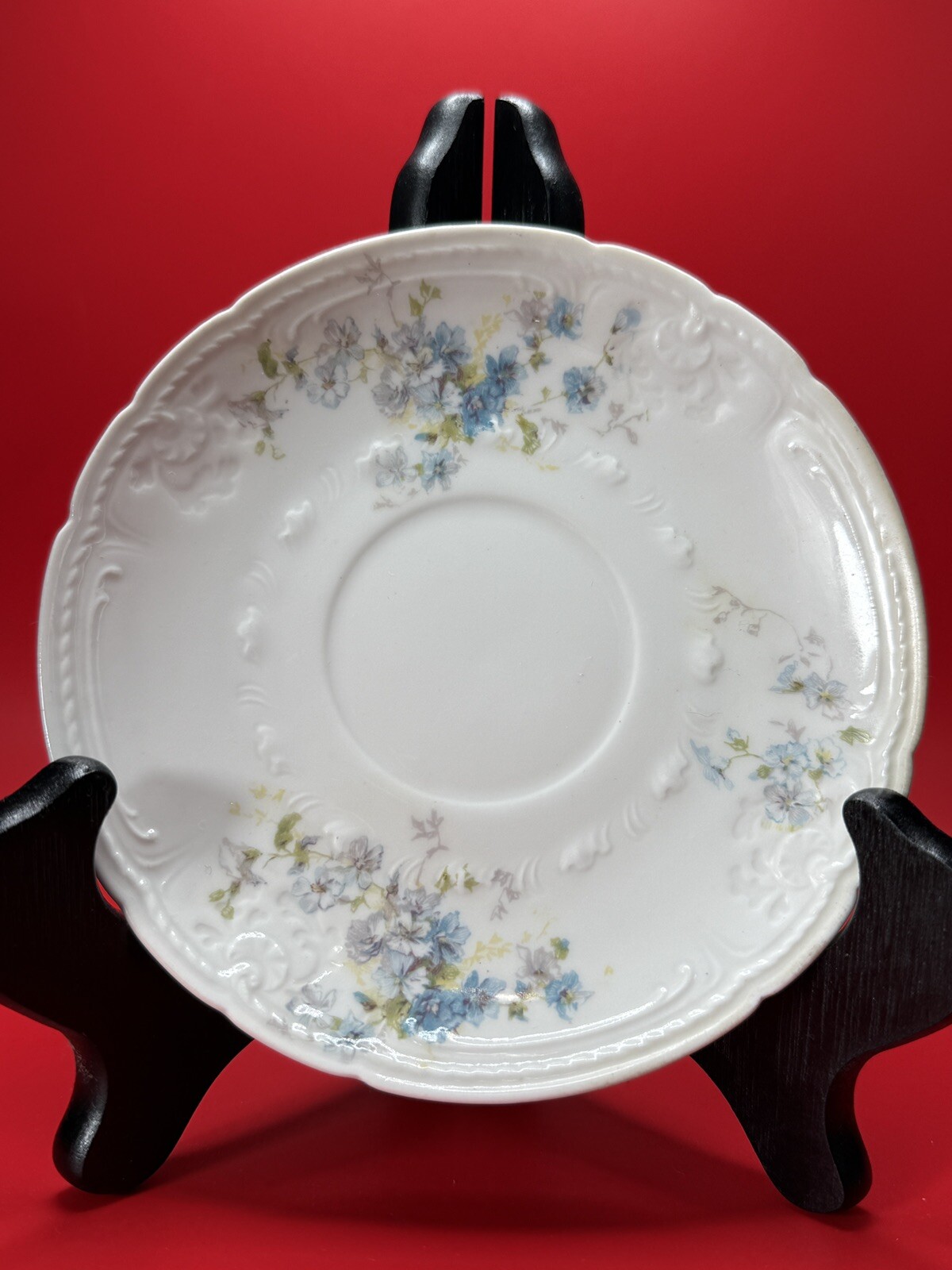 Antique Limoges Haviland France Hand-Painted Cup and Saucer Set, A.F. Wylie Mark