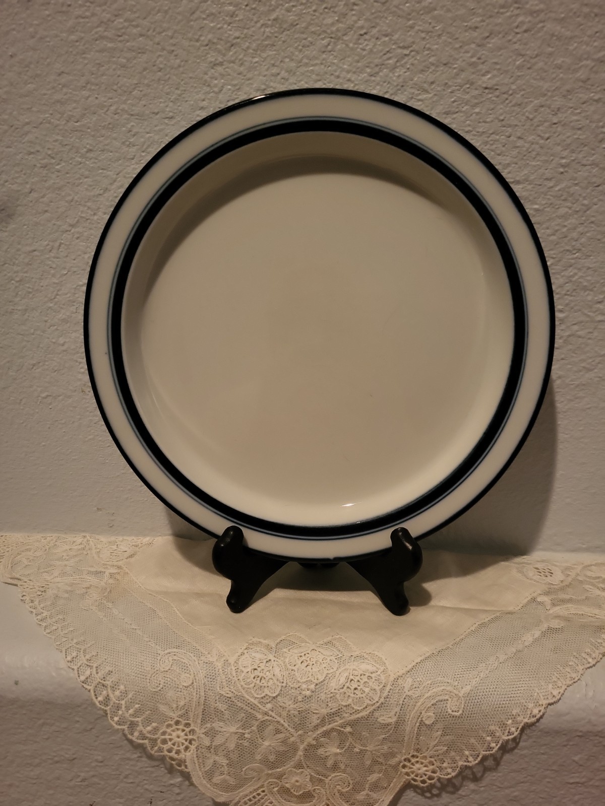 Dansk Christianshaven Blue Bistro Salad Dessert Plates Set of 4 Japan 8 3/4″